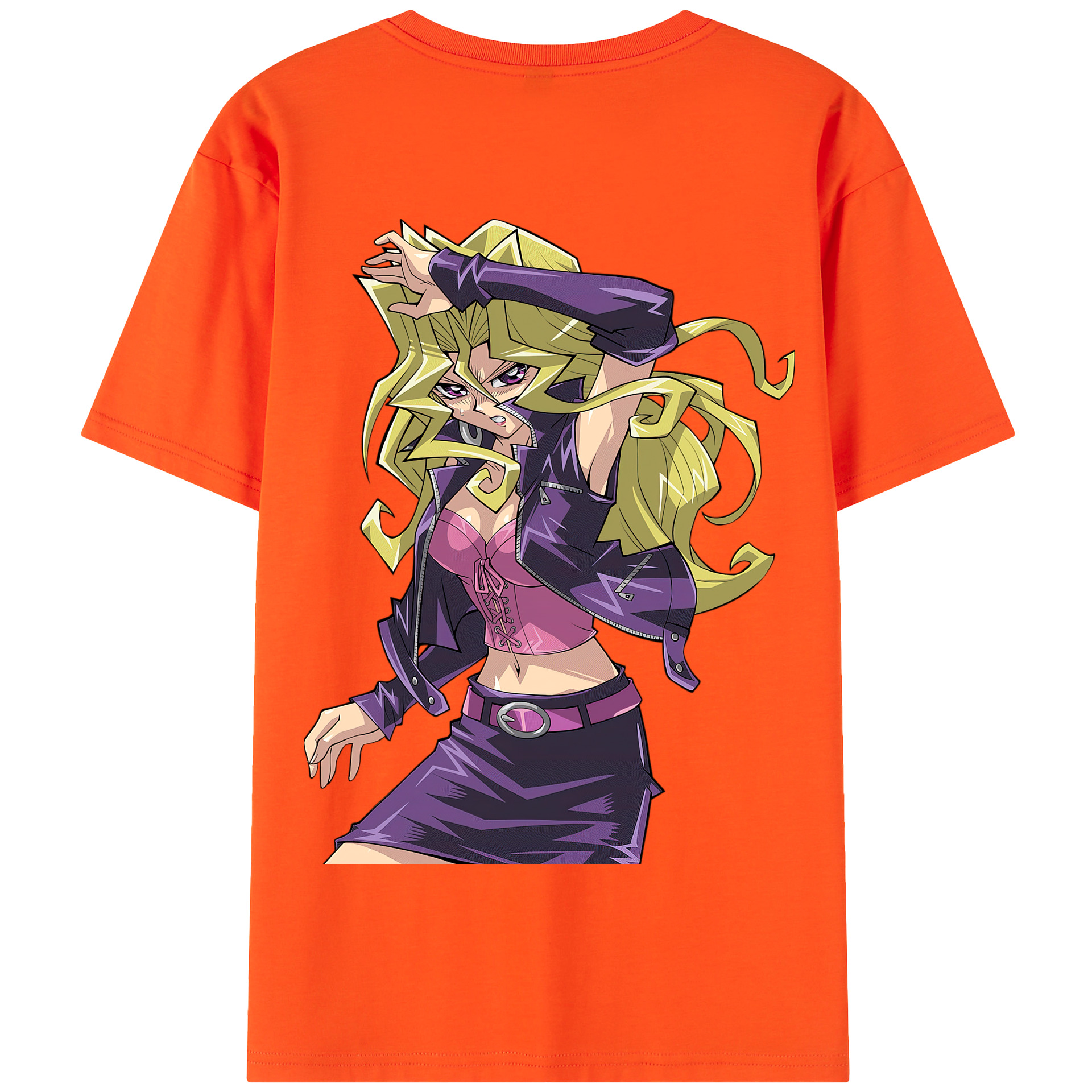 （画像用） 遊☆戯☆王 Yu-Gi-Oh! 綿100％半袖Tシャツ（背面プリント）