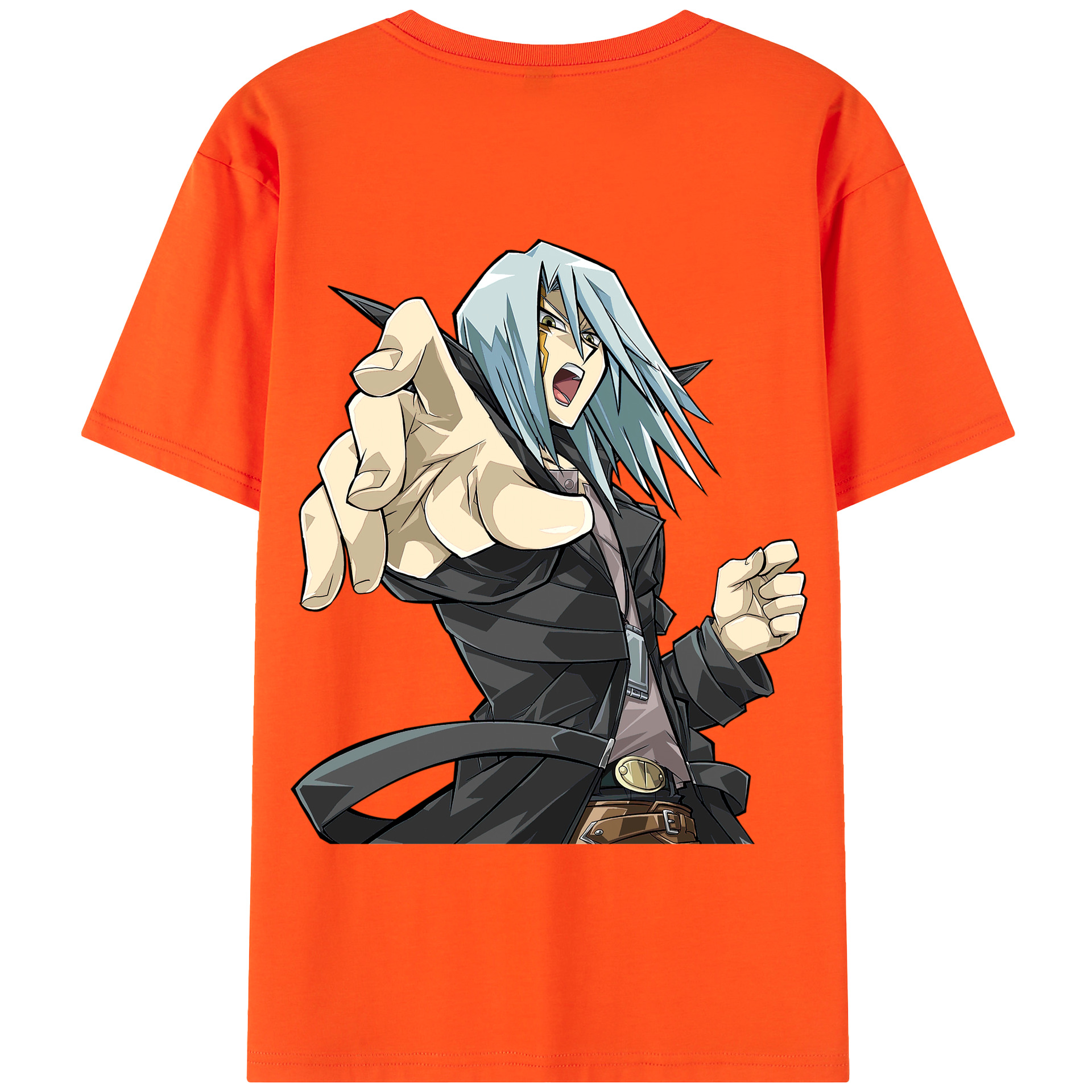 （画像用） 遊☆戯☆王 Yu-Gi-Oh! 綿100％半袖Tシャツ（背面プリント）