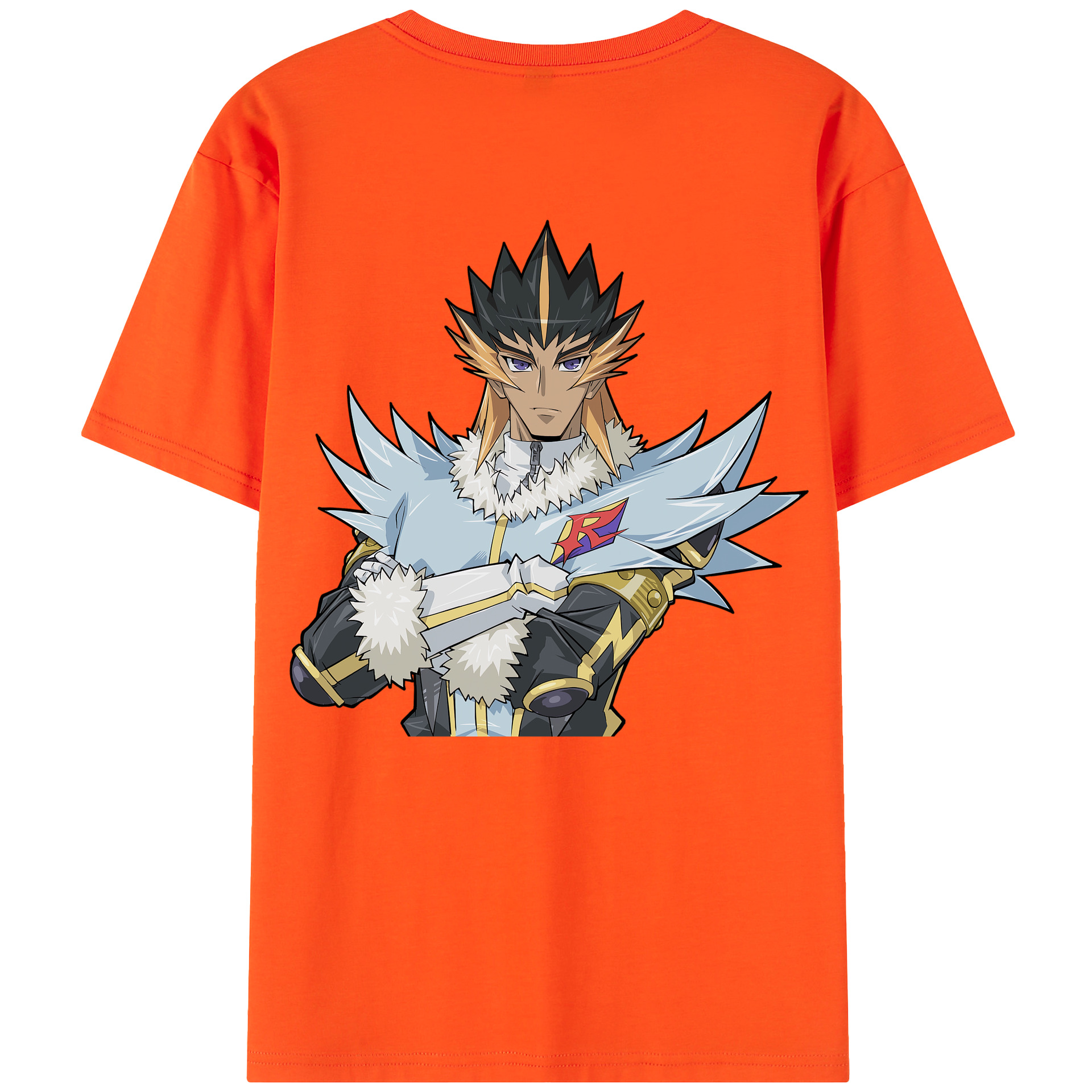 （画像用） 遊☆戯☆王 Yu-Gi-Oh! 綿100％半袖Tシャツ（背面プリント）