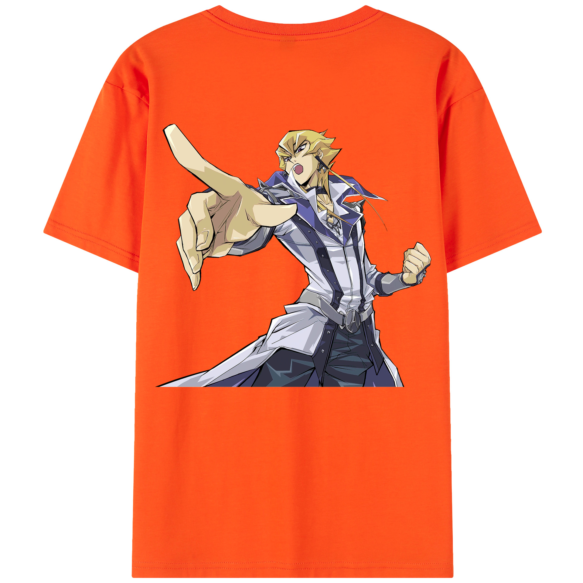 （画像用） 遊☆戯☆王 Yu-Gi-Oh! 綿100％半袖Tシャツ（背面プリント）