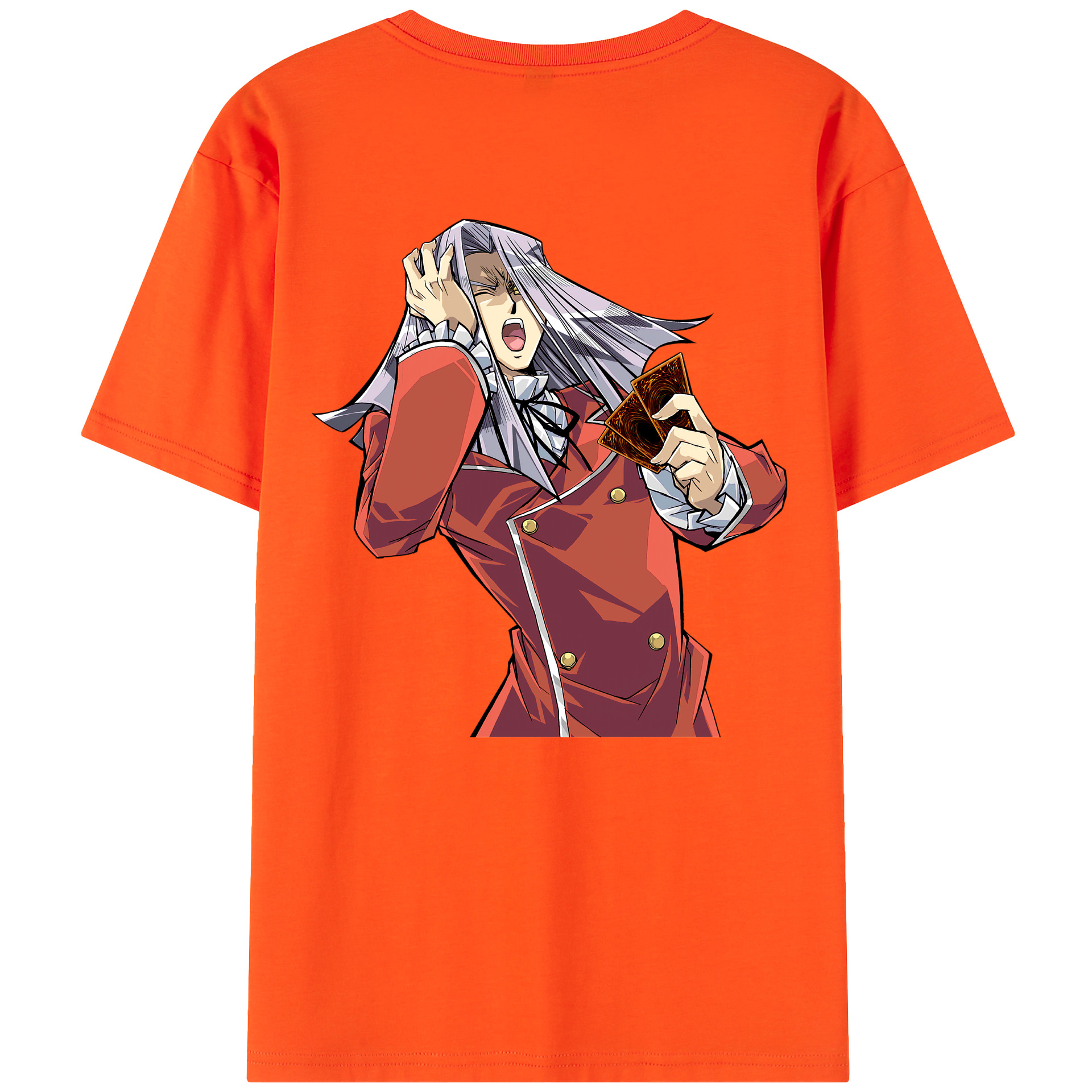 （画像用） 遊☆戯☆王 Yu-Gi-Oh! 綿100％半袖Tシャツ（背面プリント）