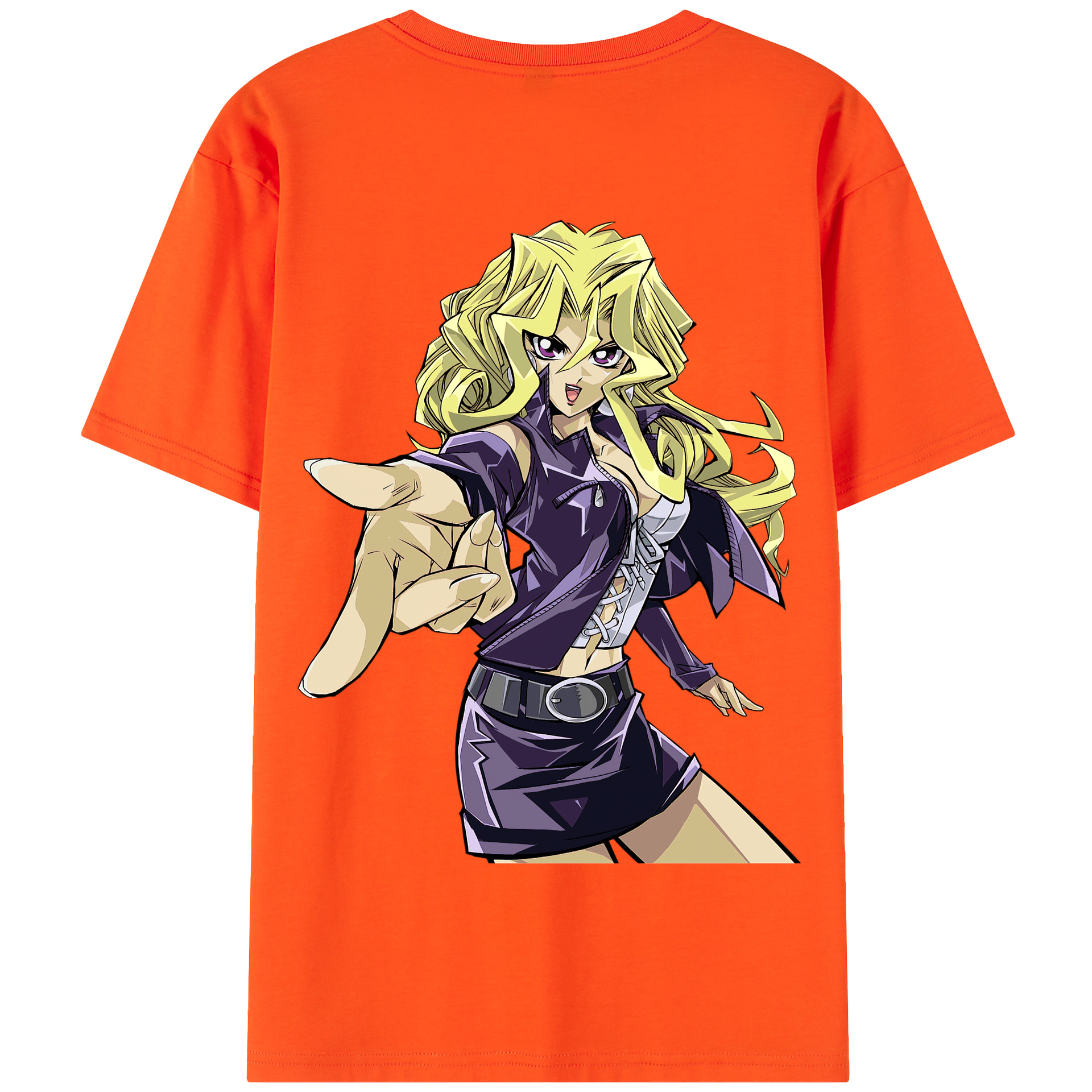 （画像用） 遊☆戯☆王 Yu-Gi-Oh! 綿100％半袖Tシャツ（背面プリント）