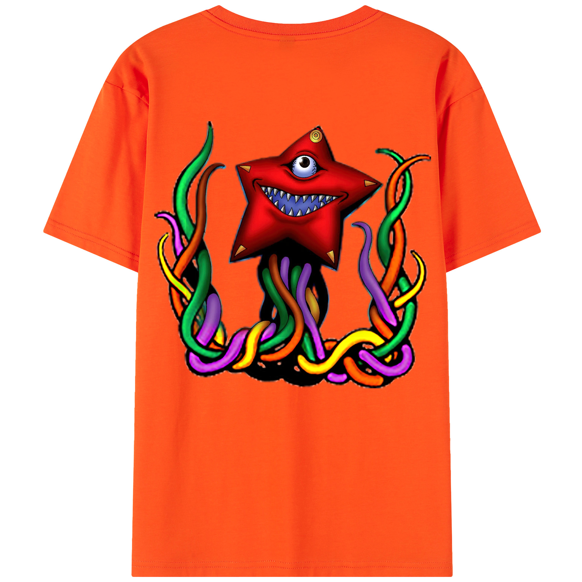 （画像用） 遊☆戯☆王 Yu-Gi-Oh! 綿100％半袖Tシャツ（背面プリント）
