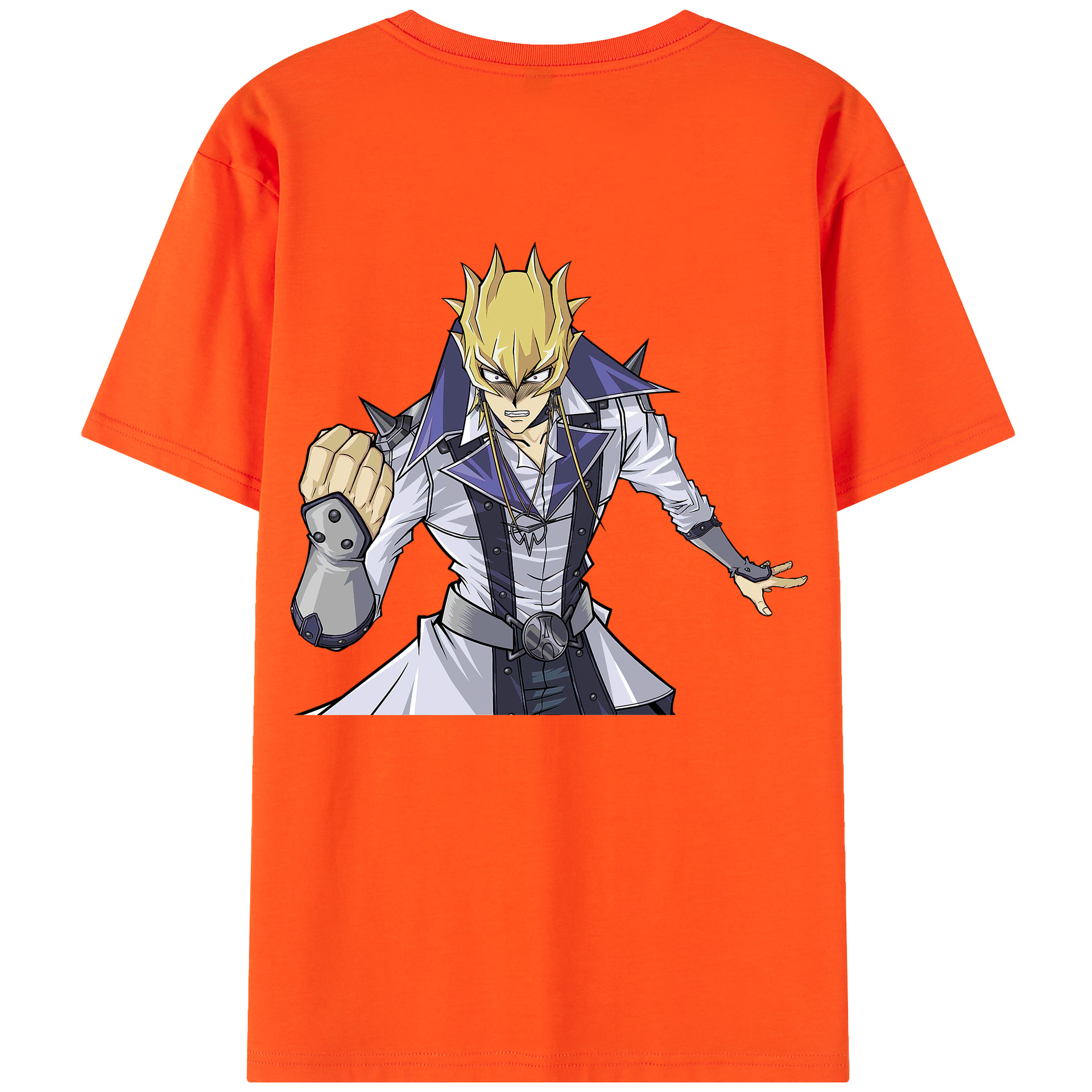 （画像用） 遊☆戯☆王 Yu-Gi-Oh! 綿100％半袖Tシャツ（背面プリント）