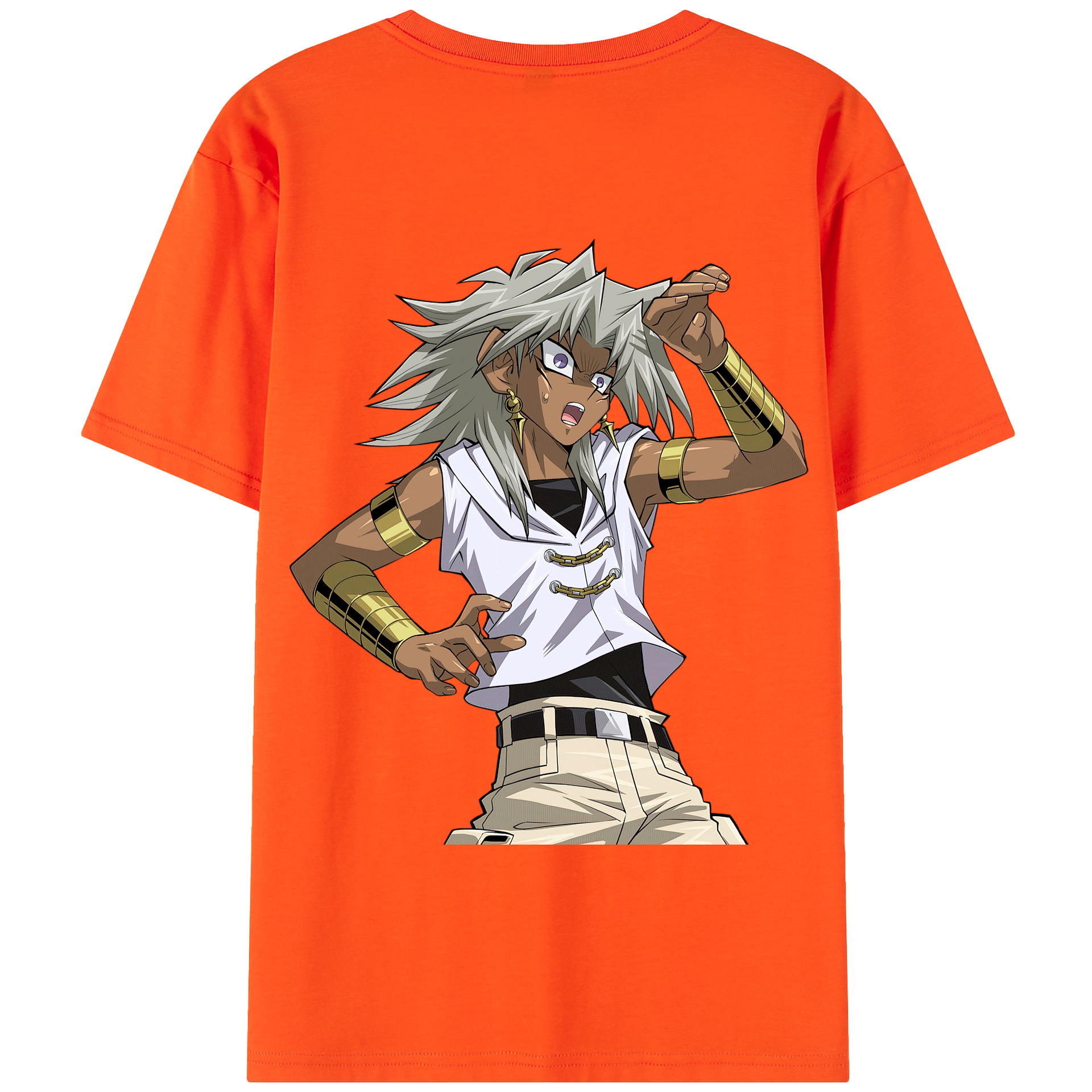 （画像用） 遊☆戯☆王 Yu-Gi-Oh! 綿100％半袖Tシャツ（背面プリント）