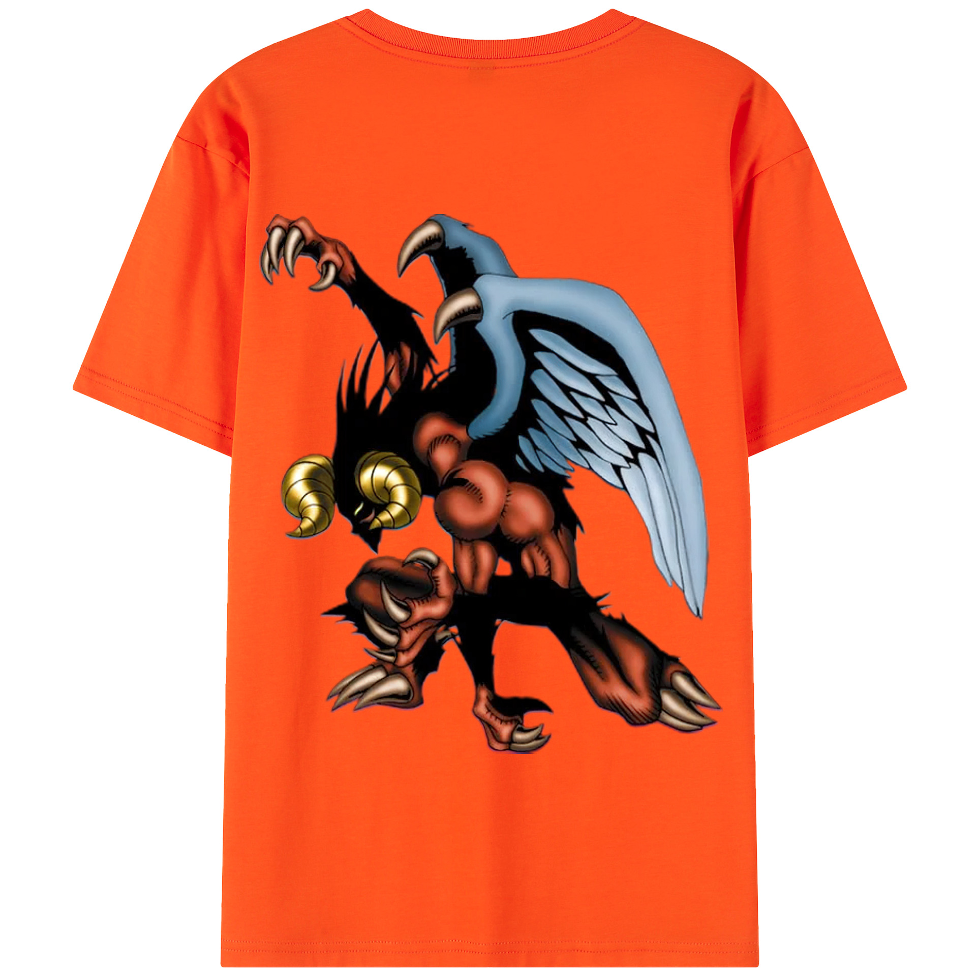 （画像用） 遊☆戯☆王 Yu-Gi-Oh! 綿100％半袖Tシャツ（背面プリント）