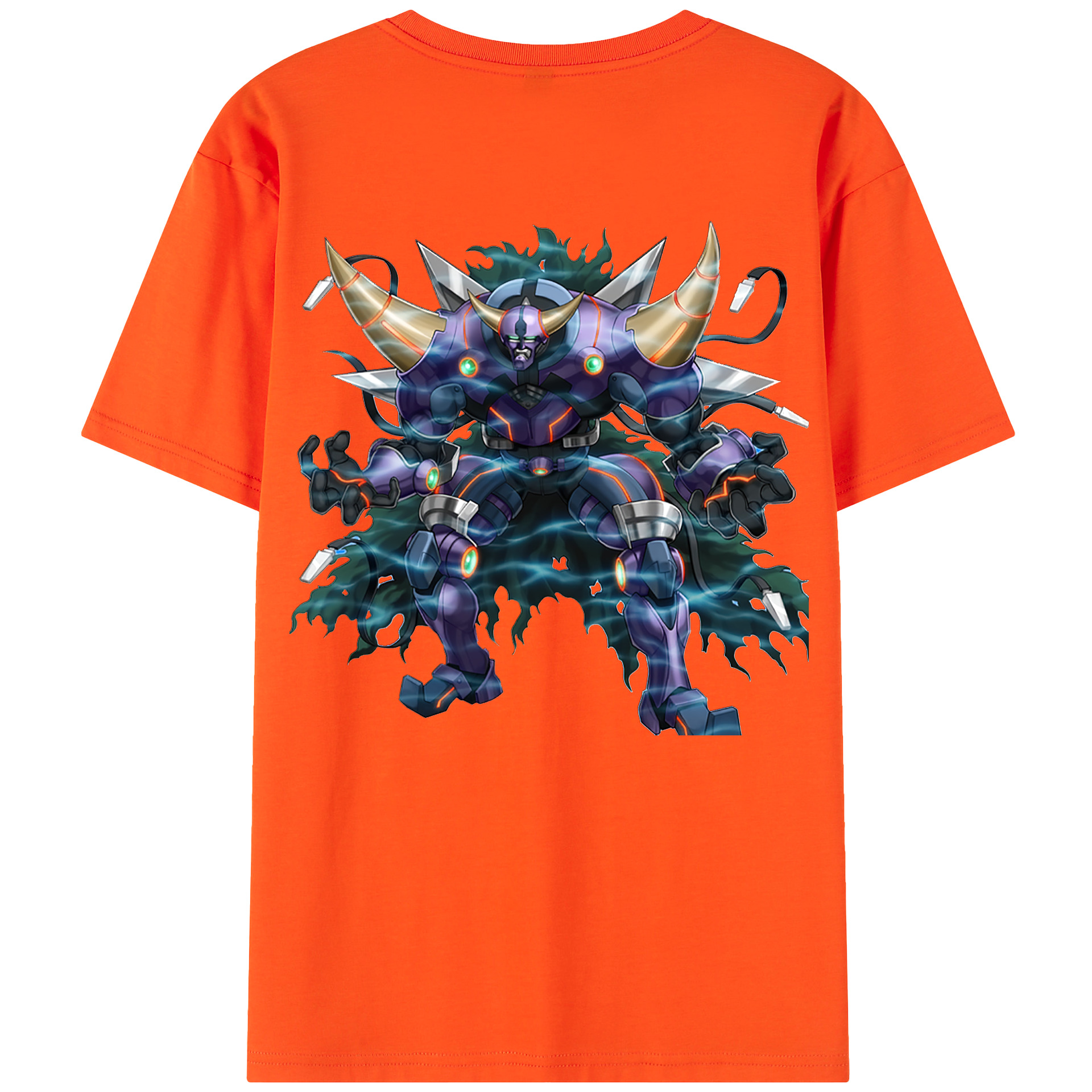（画像用） 遊☆戯☆王 Yu-Gi-Oh! 綿100％半袖Tシャツ（背面プリント）