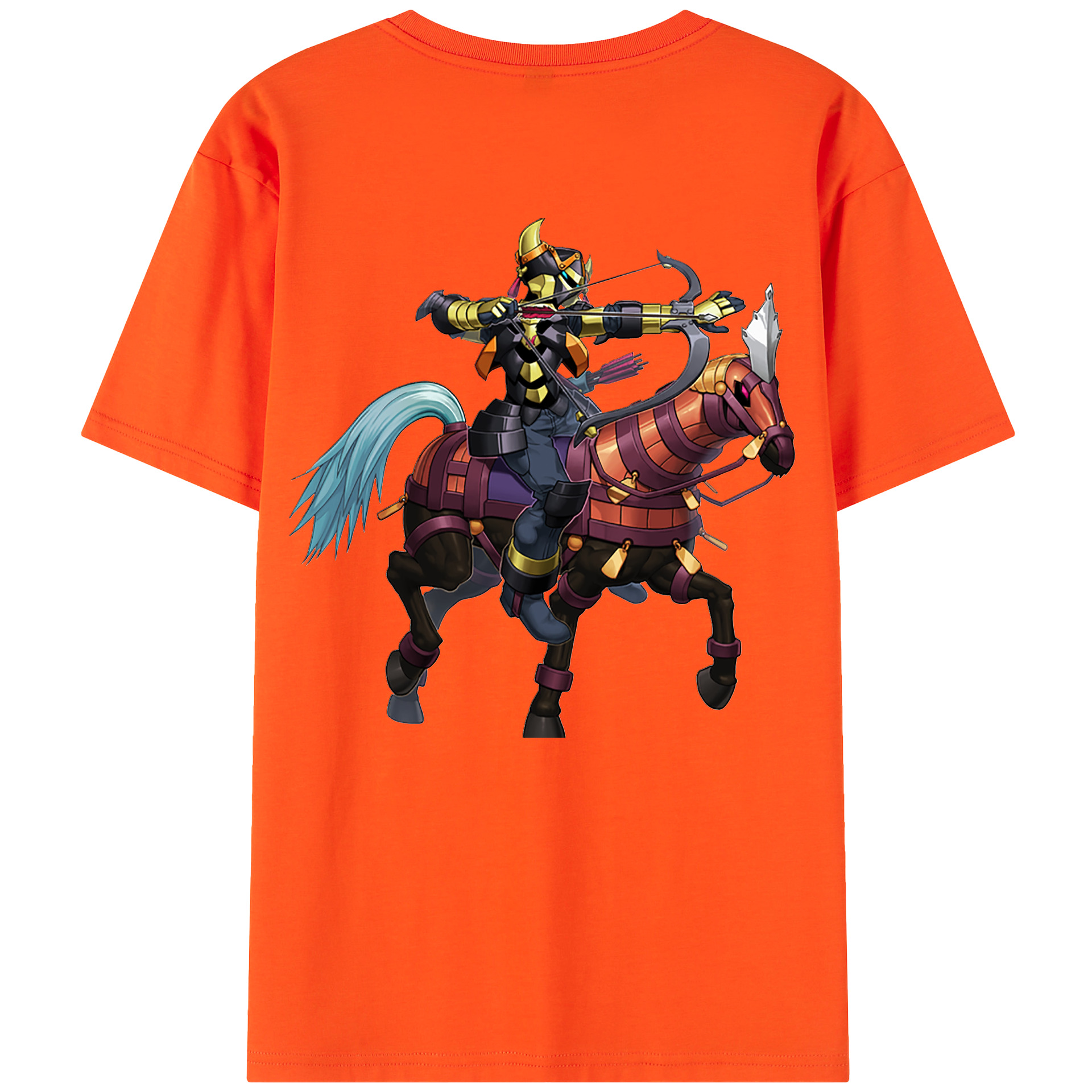 （画像用） 遊☆戯☆王 Yu-Gi-Oh! 綿100％半袖Tシャツ（背面プリント）