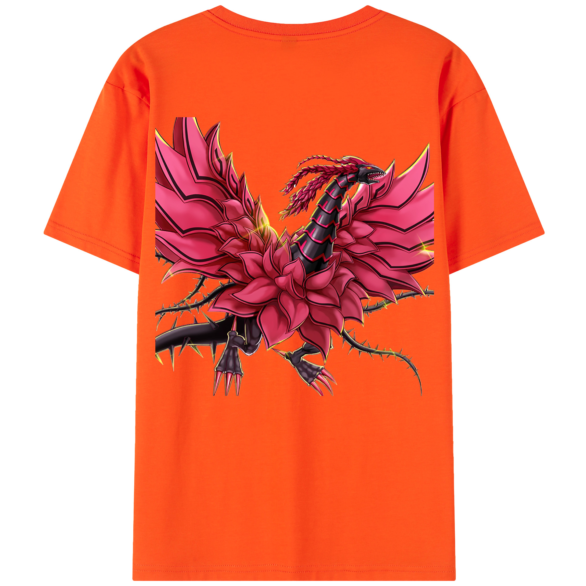 （画像用） 遊☆戯☆王 Yu-Gi-Oh! 綿100％半袖Tシャツ（背面プリント）