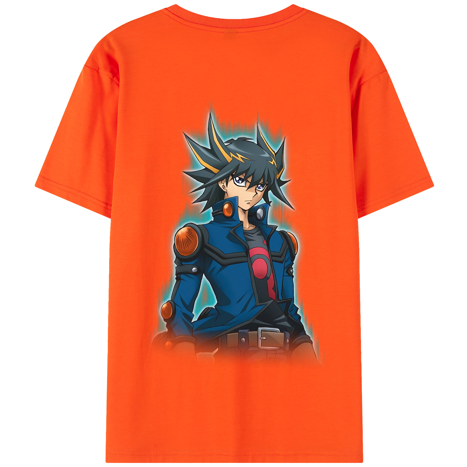 （画像用） 遊☆戯☆王 Yu-Gi-Oh! 綿100％半袖Tシャツ（背面プリント）