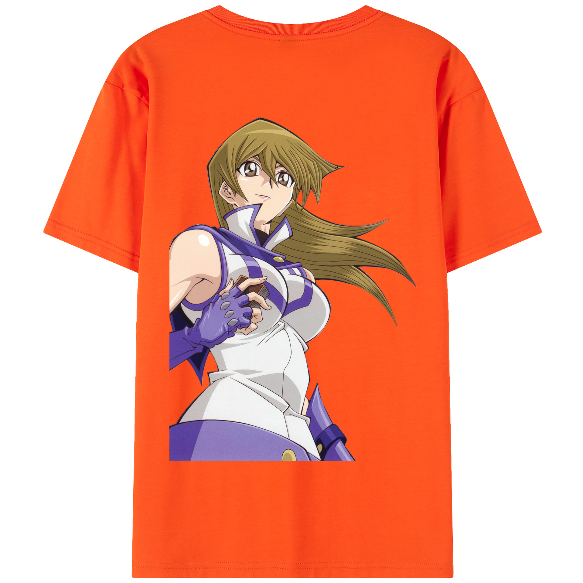 （画像用） 遊☆戯☆王 Yu-Gi-Oh! 綿100％半袖Tシャツ（背面プリント）