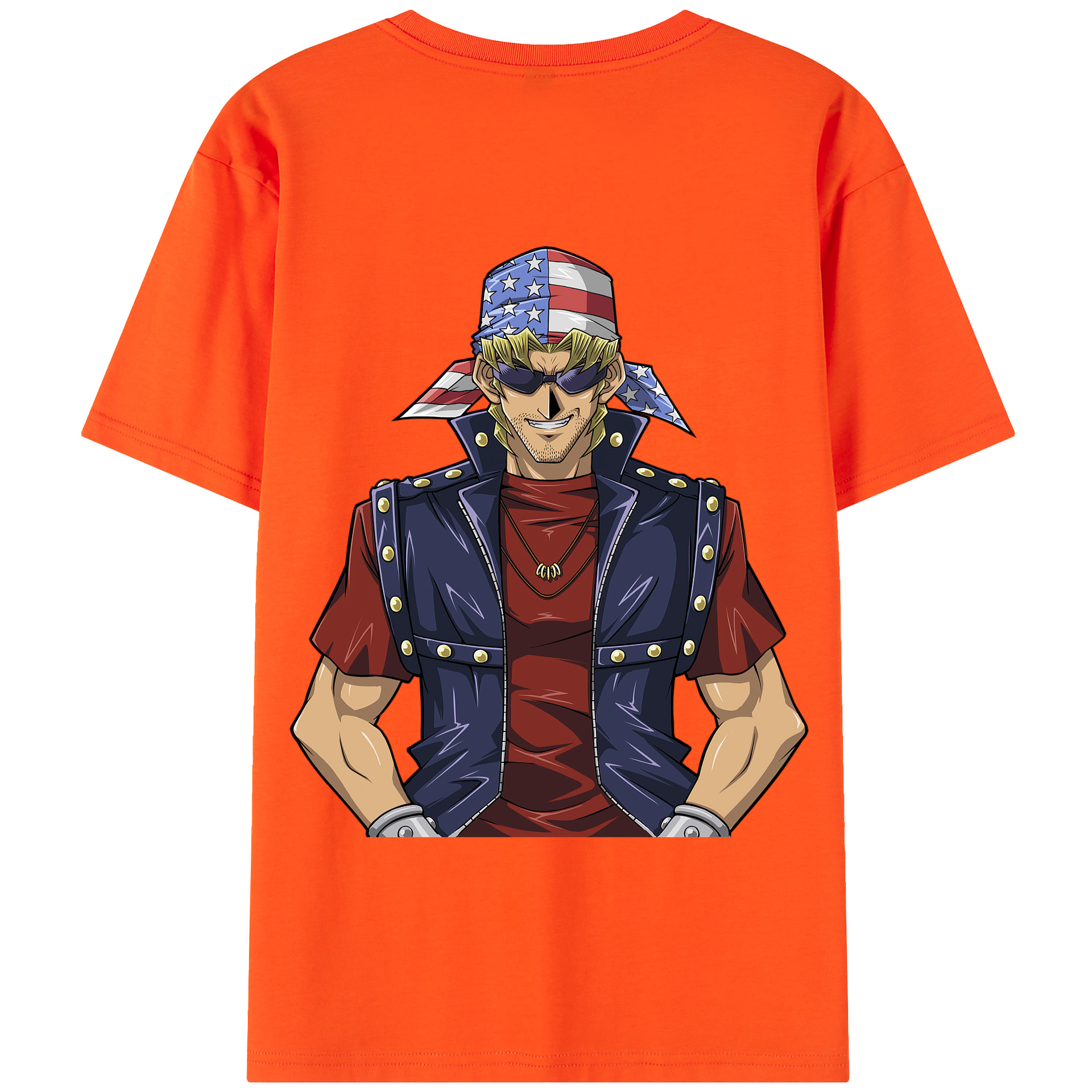（画像用） 遊☆戯☆王 Yu-Gi-Oh! 綿100％半袖Tシャツ（背面プリント）