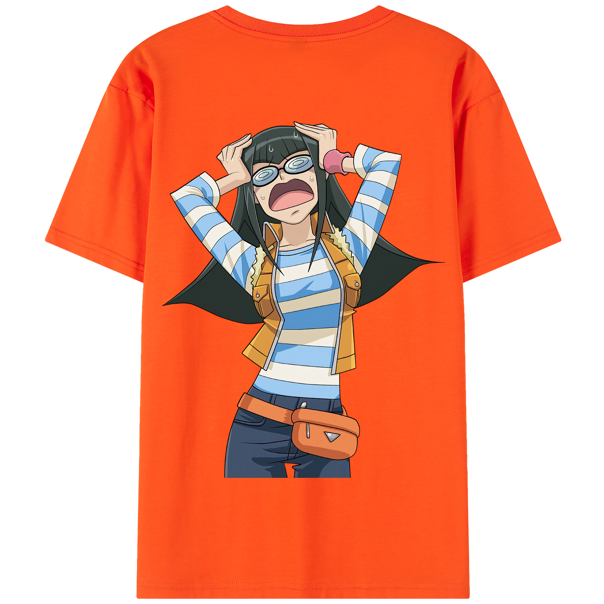 （画像用） 遊☆戯☆王 Yu-Gi-Oh! 綿100％半袖Tシャツ（背面プリント）