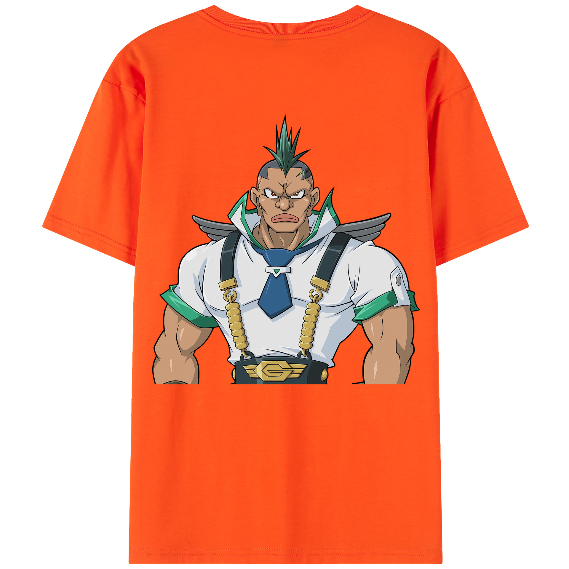 （画像用） 遊☆戯☆王 Yu-Gi-Oh! 綿100％半袖Tシャツ（背面プリント）