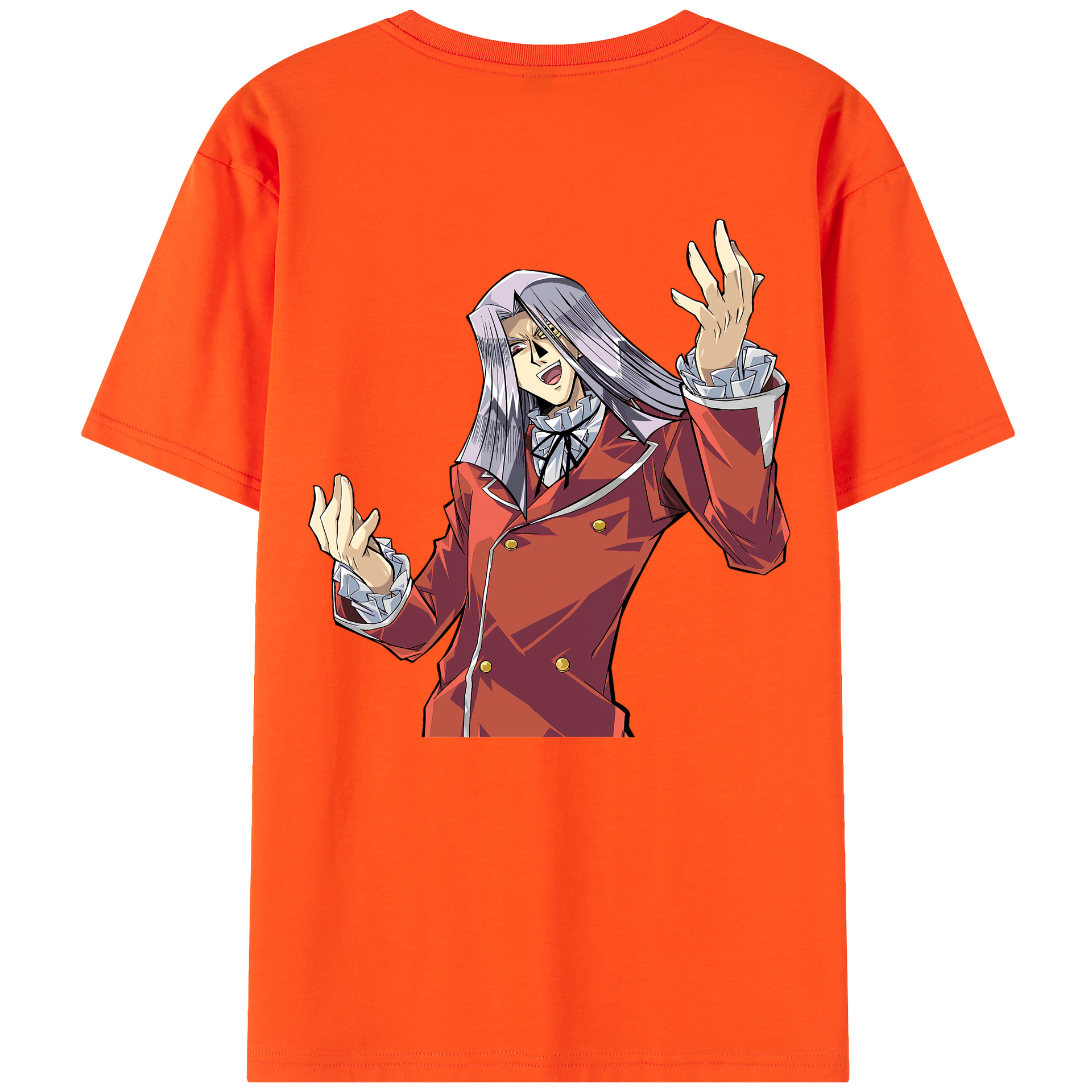 （画像用） 遊☆戯☆王 Yu-Gi-Oh! 綿100％半袖Tシャツ（背面プリント）