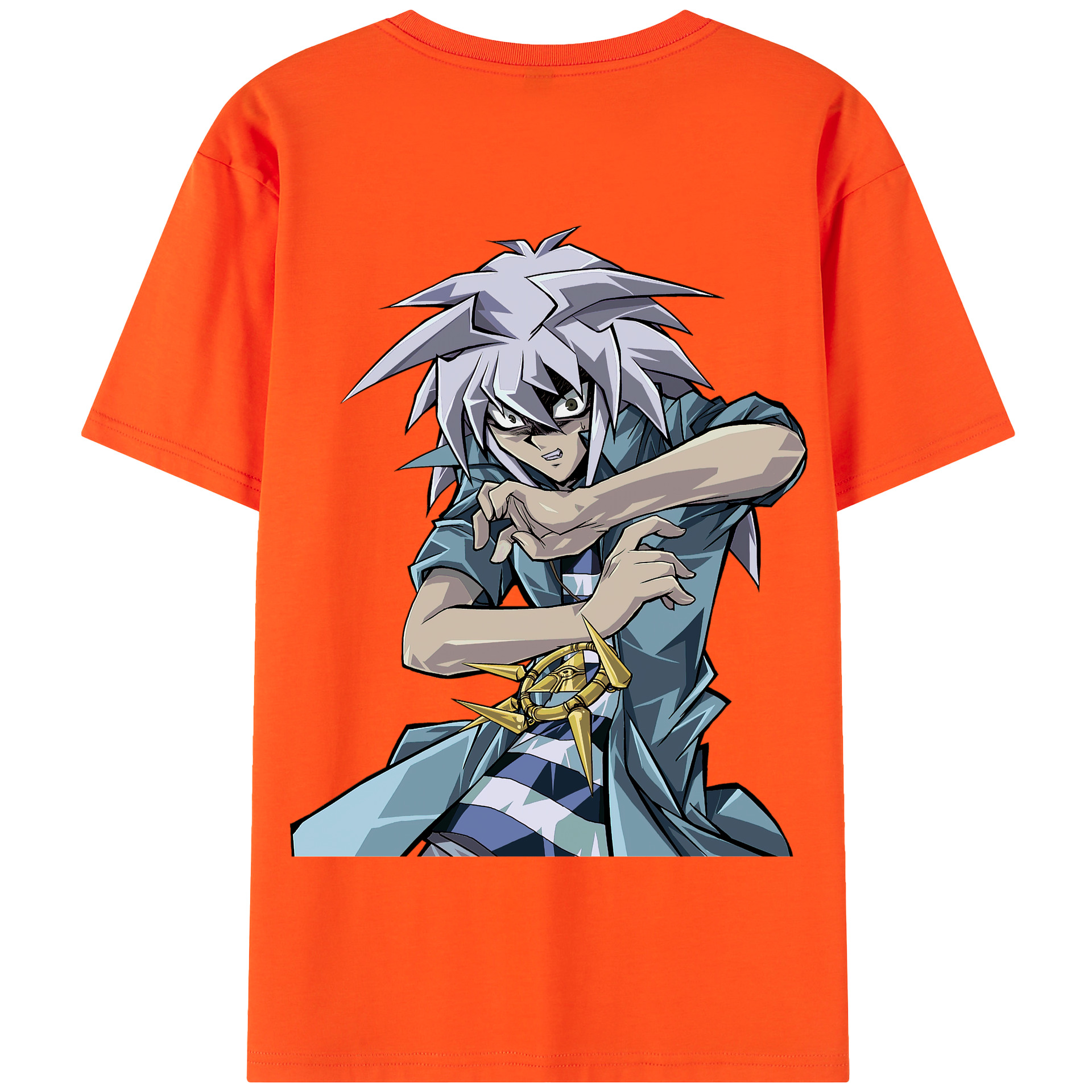 （画像用） 遊☆戯☆王 Yu-Gi-Oh! 綿100％半袖Tシャツ（背面プリント）