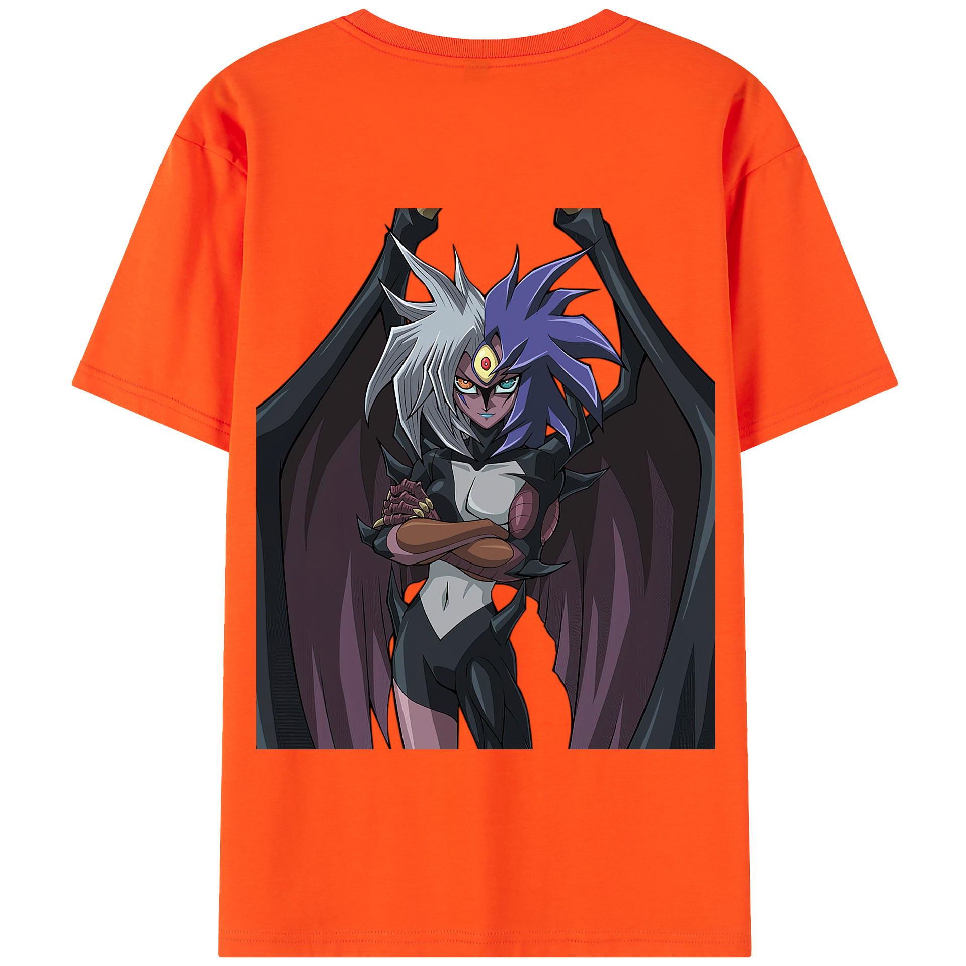 （画像用） 遊☆戯☆王 Yu-Gi-Oh! 綿100％半袖Tシャツ（背面プリント）