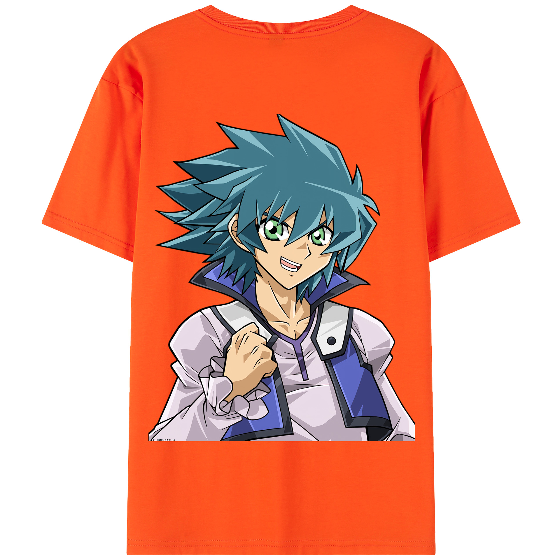 （画像用） 遊☆戯☆王 Yu-Gi-Oh! 綿100％半袖Tシャツ（背面プリント）