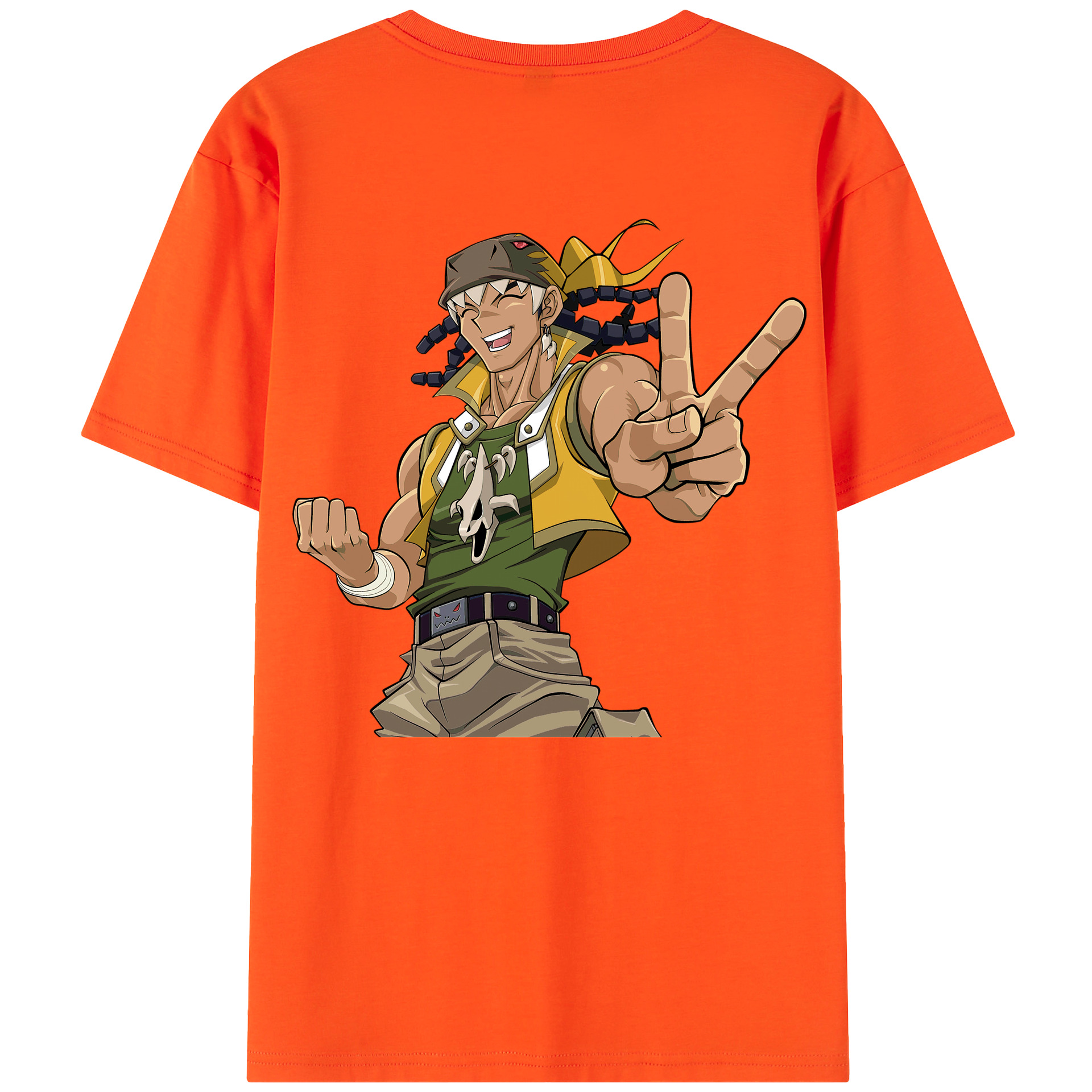 （画像用） 遊☆戯☆王 Yu-Gi-Oh! 綿100％半袖Tシャツ（背面プリント）