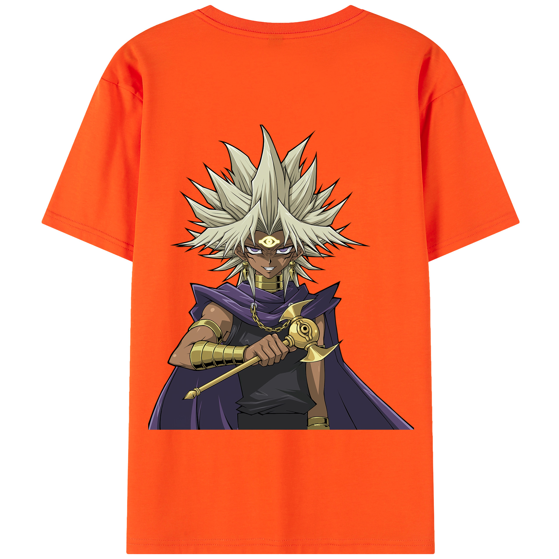 （画像用） 遊☆戯☆王 Yu-Gi-Oh! 綿100％半袖Tシャツ（背面プリント）