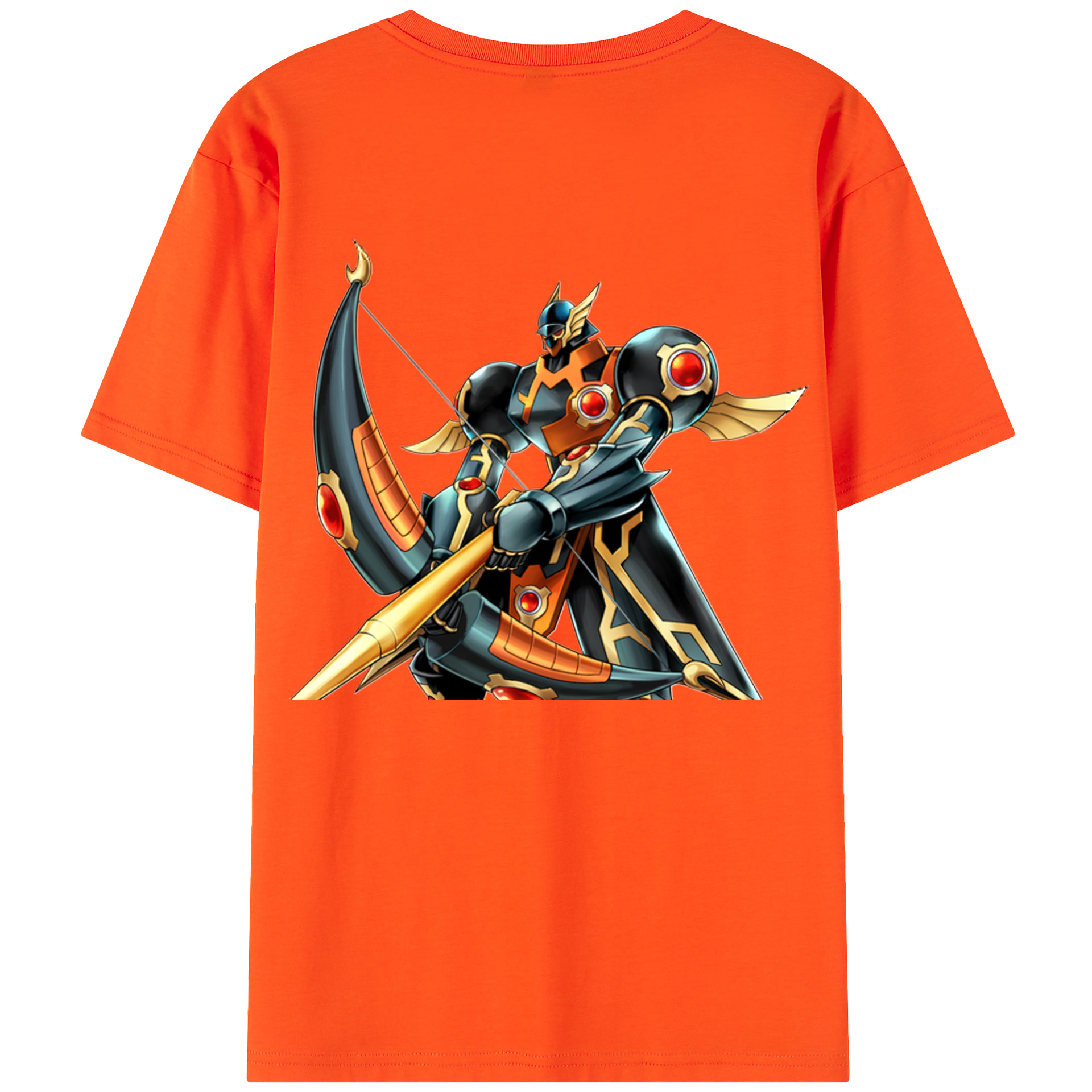（画像用） 遊☆戯☆王 Yu-Gi-Oh! 綿100％半袖Tシャツ（背面プリント）