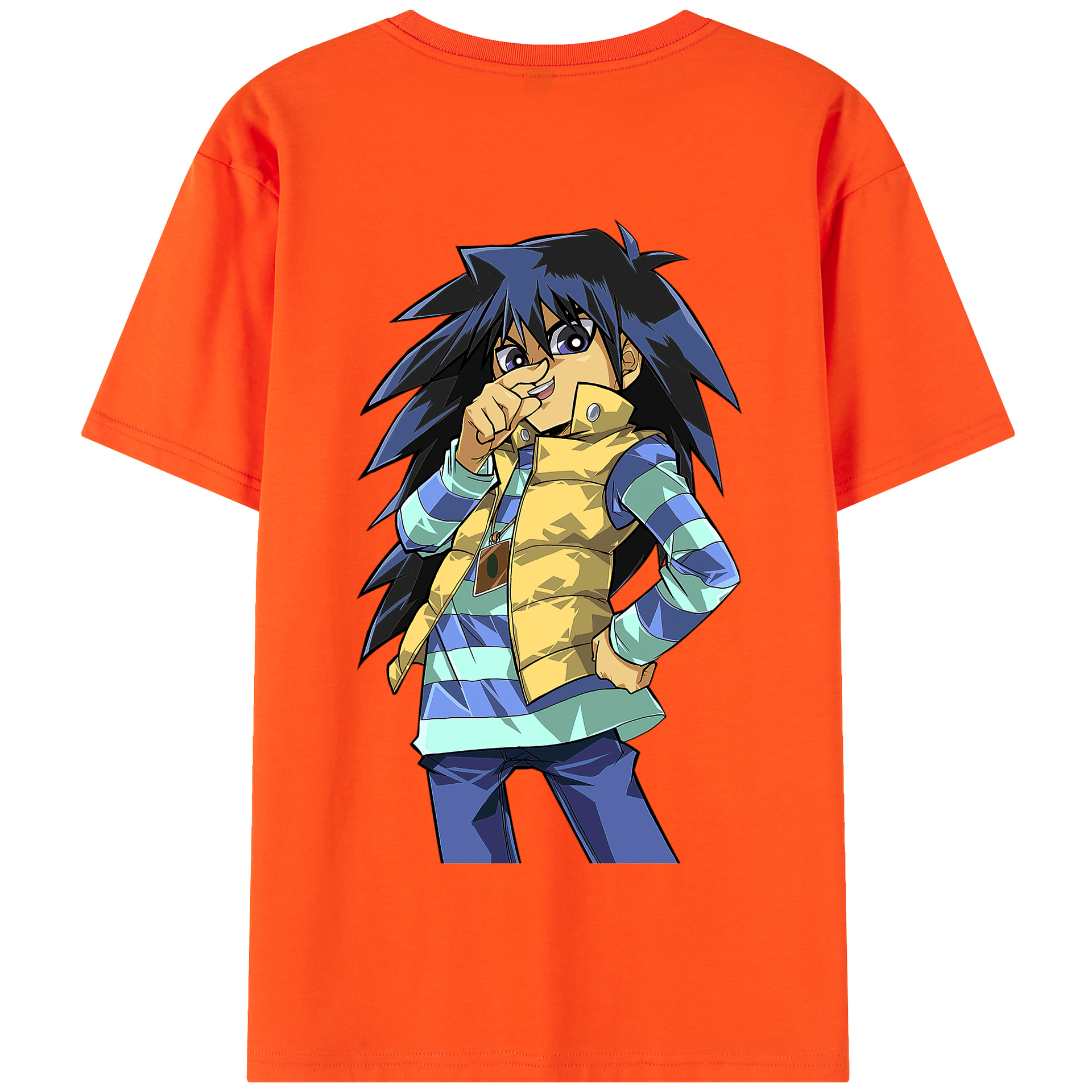 遊☆戯☆王 Yu-Gi-Oh! 綿100％半袖Tシャツ（背面プリント）