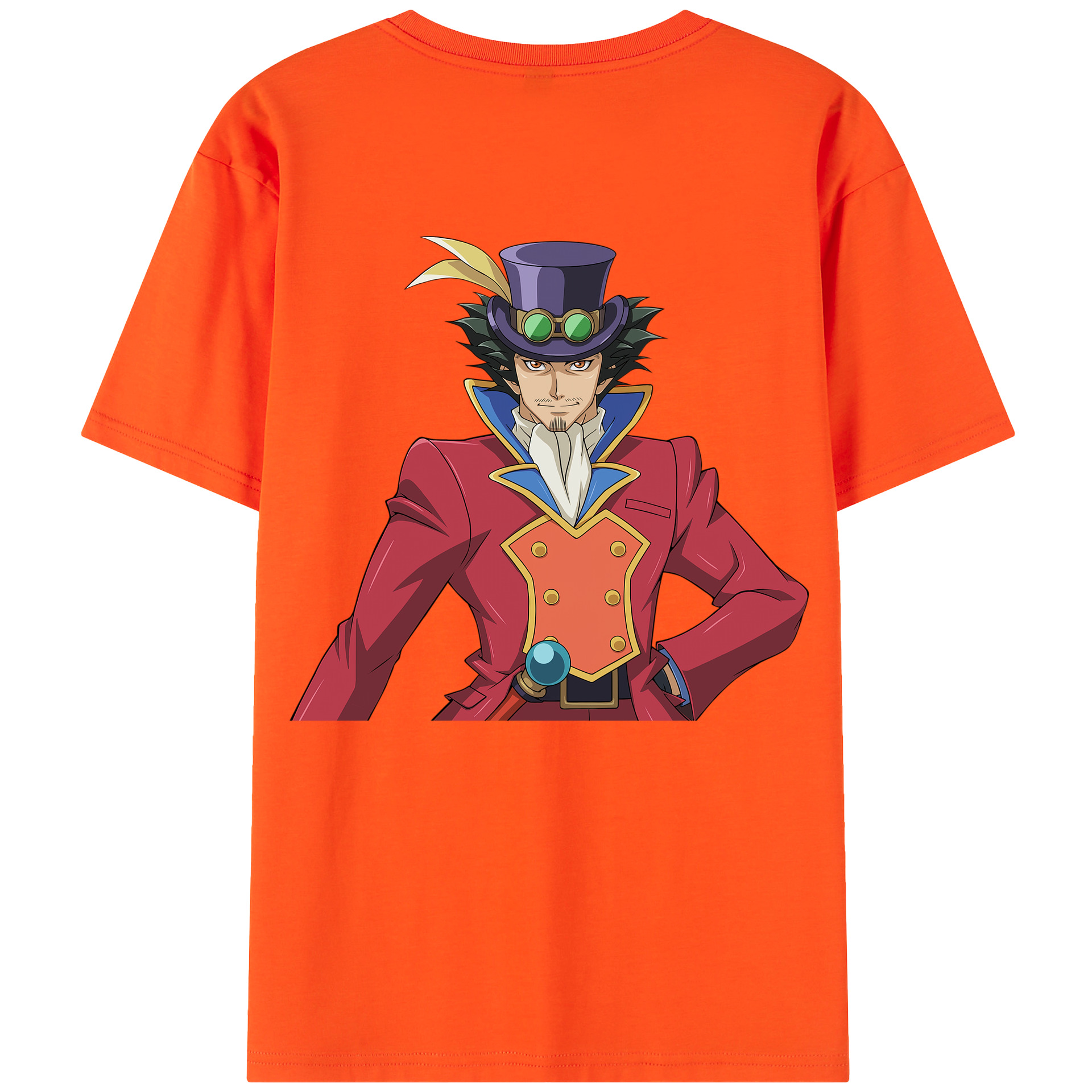 （画像用） 遊☆戯☆王 Yu-Gi-Oh! 綿100％半袖Tシャツ（背面プリント）