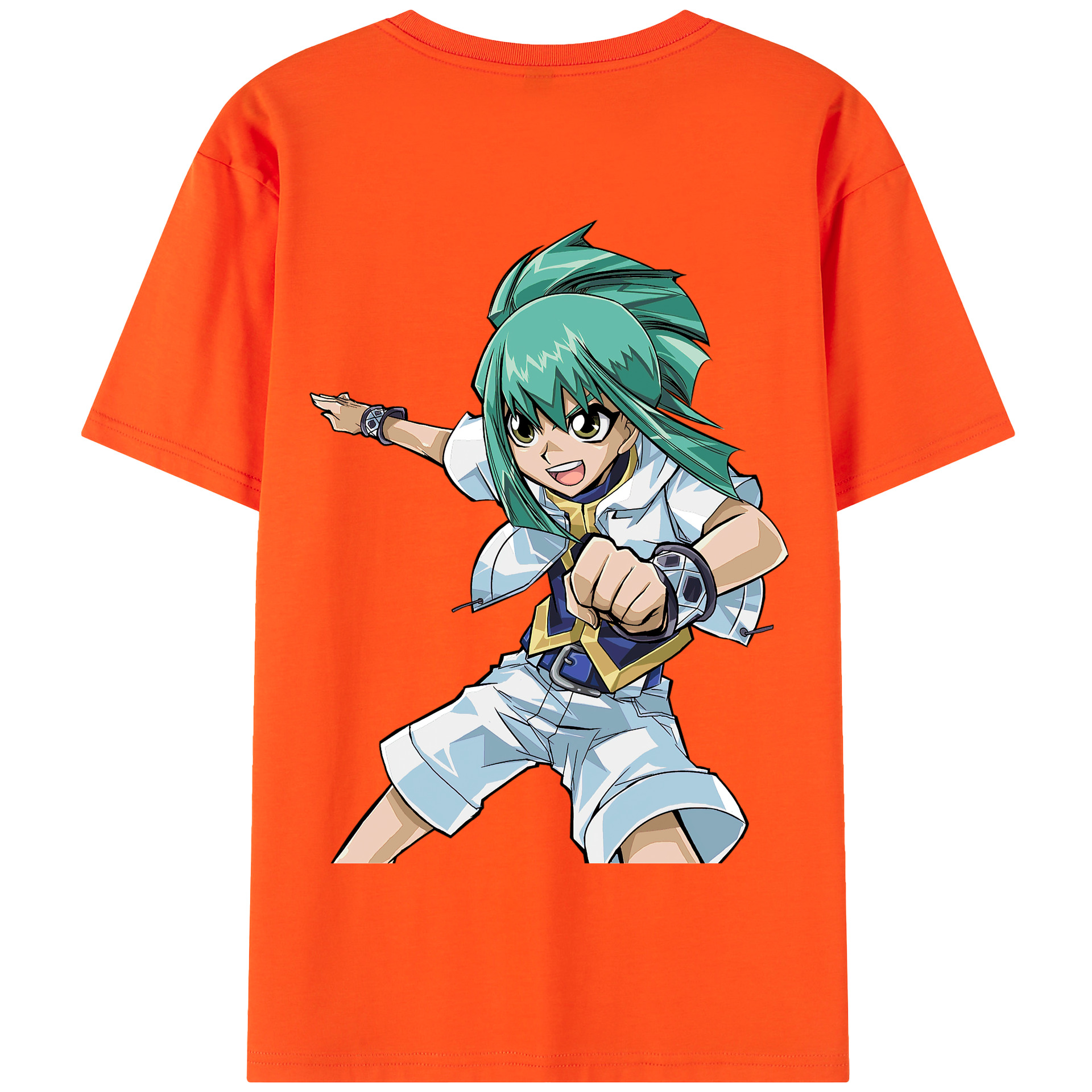 （画像用） 遊☆戯☆王 Yu-Gi-Oh! 綿100％半袖Tシャツ（背面プリント）
