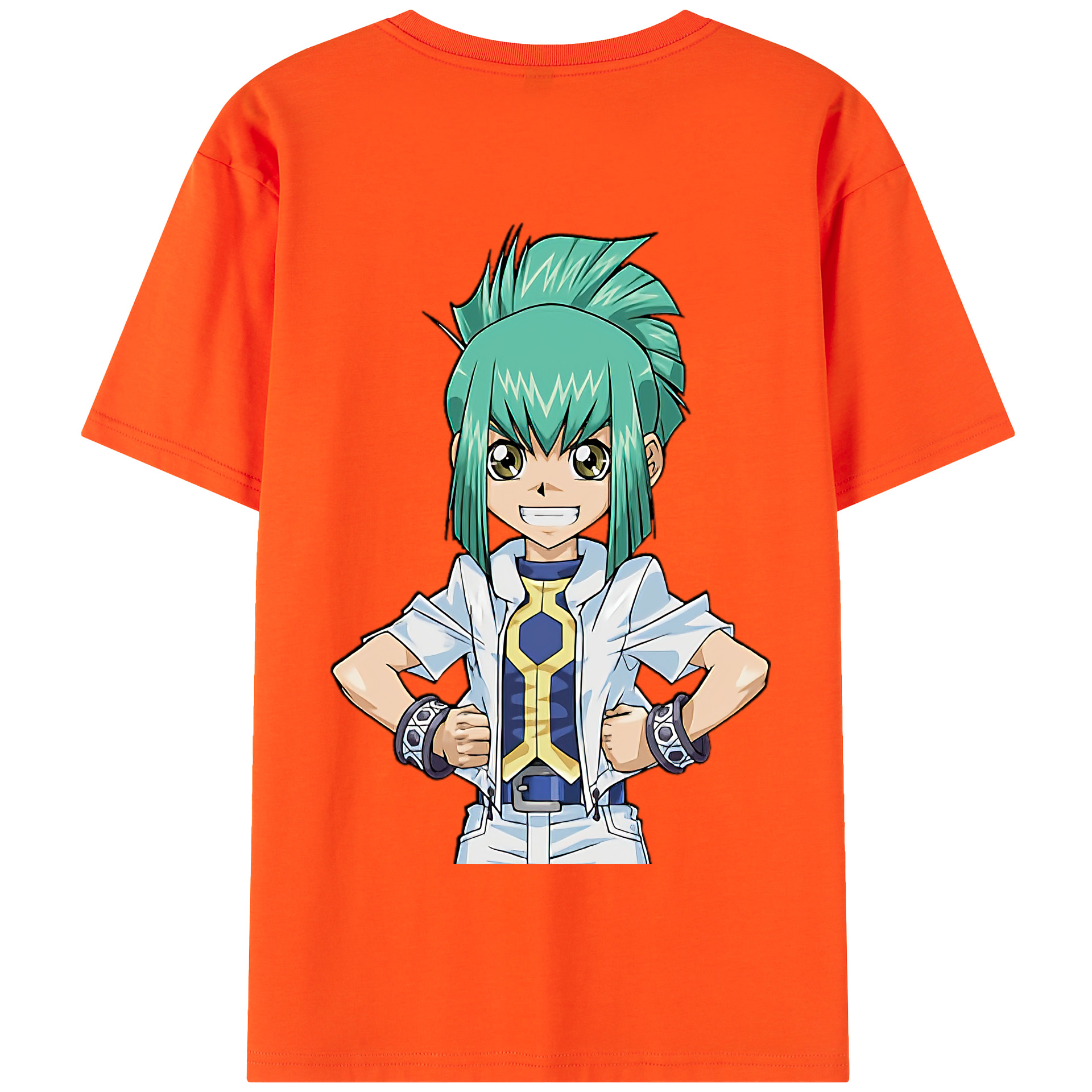 （画像用） 遊☆戯☆王 Yu-Gi-Oh! 綿100％半袖Tシャツ（背面プリント）