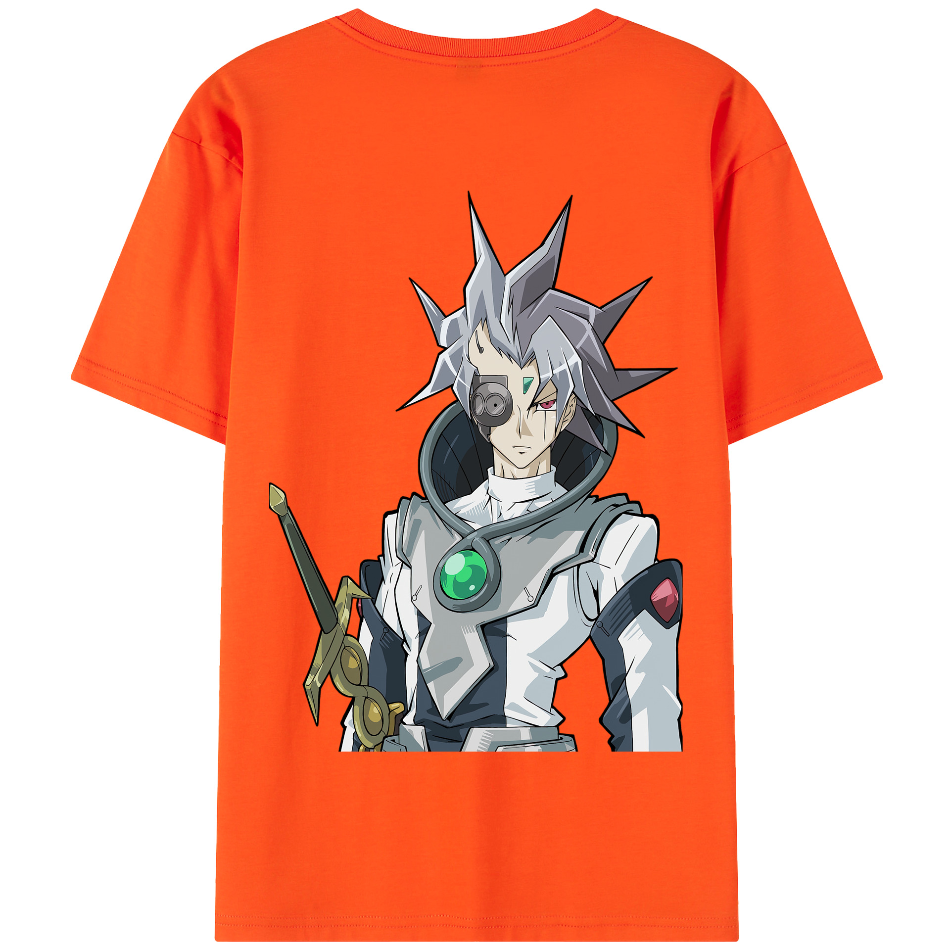 （画像用） 遊☆戯☆王 Yu-Gi-Oh! 綿100％半袖Tシャツ（背面プリント）