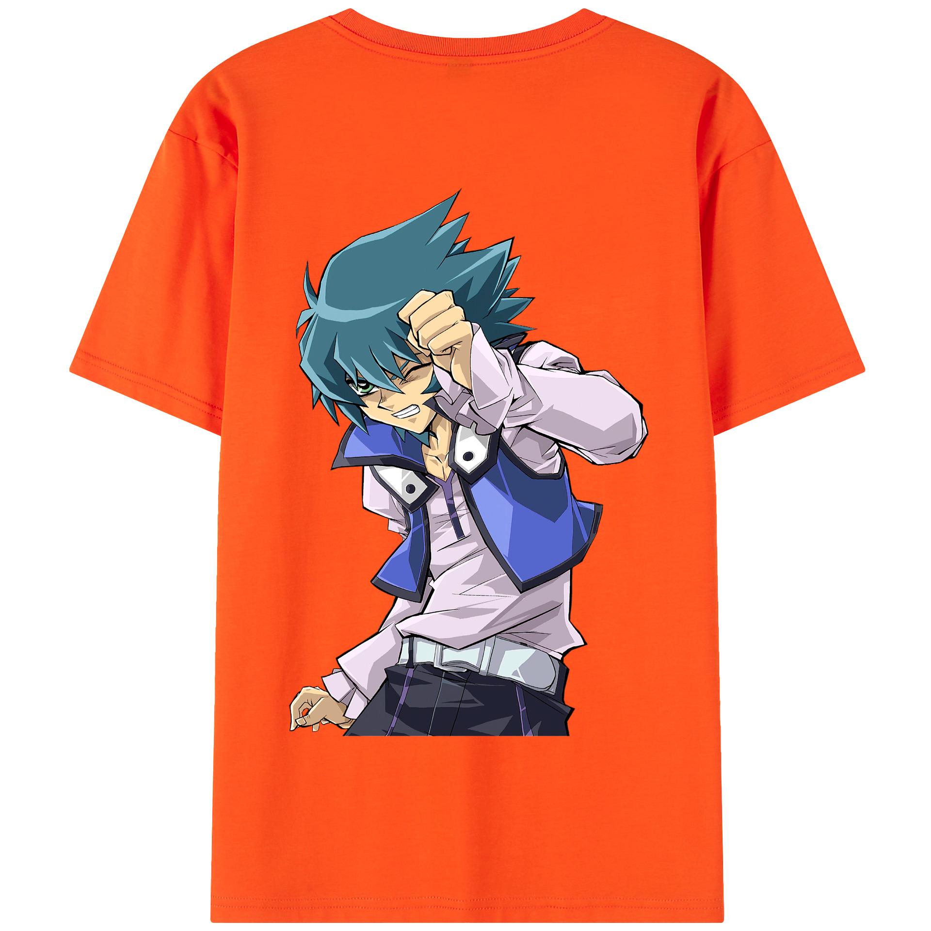 （画像用） 遊☆戯☆王 Yu-Gi-Oh! 綿100％半袖Tシャツ（背面プリント）