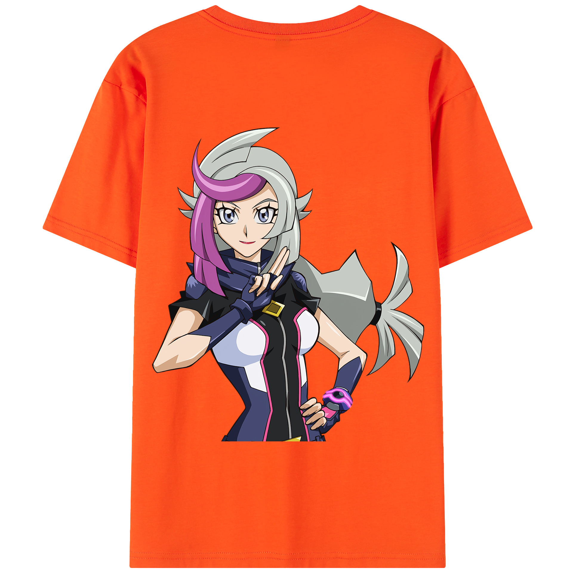 （画像用） 遊☆戯☆王 Yu-Gi-Oh! 綿100％半袖Tシャツ（背面プリント）