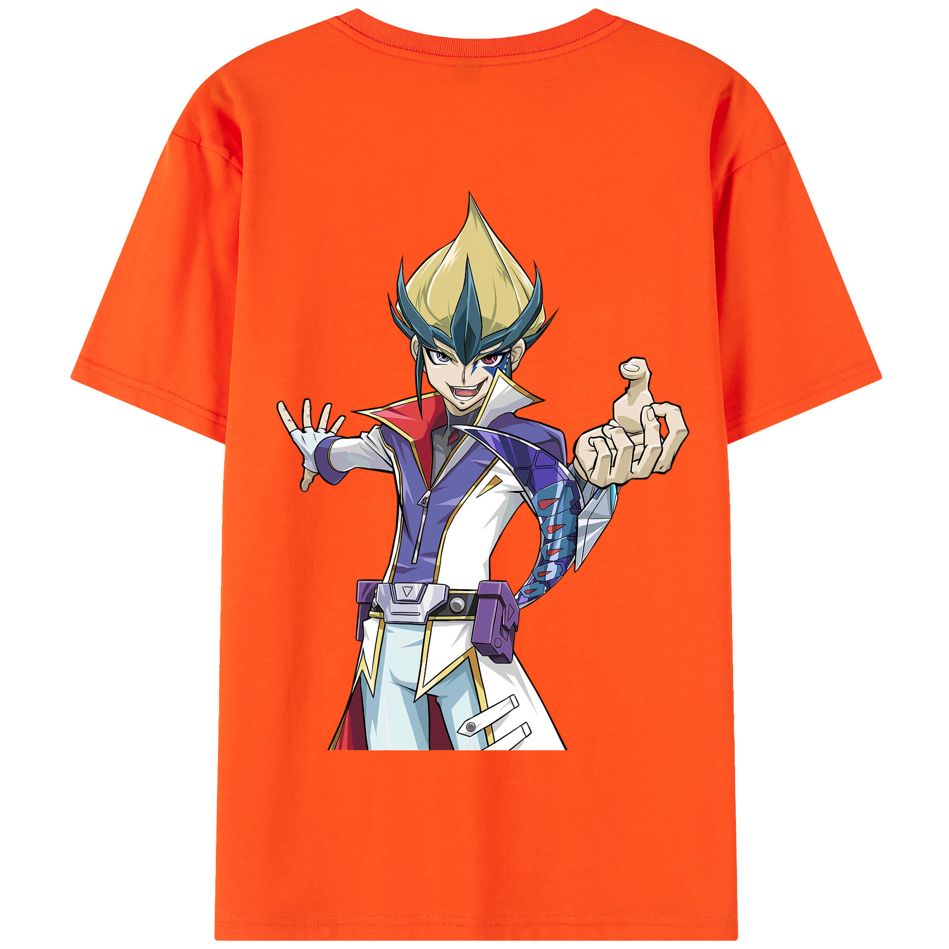 （画像用） 遊☆戯☆王 Yu-Gi-Oh! 綿100％半袖Tシャツ（背面プリント）