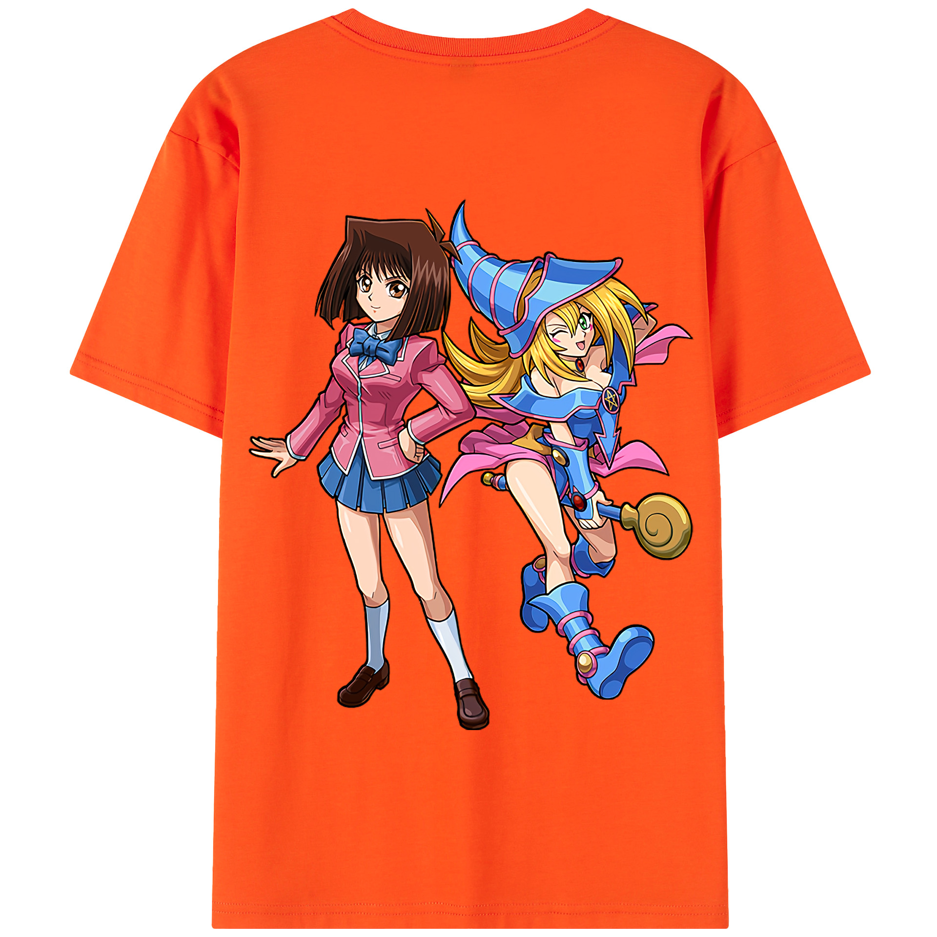 （画像用） 遊☆戯☆王 Yu-Gi-Oh! 綿100％半袖Tシャツ（背面プリント）