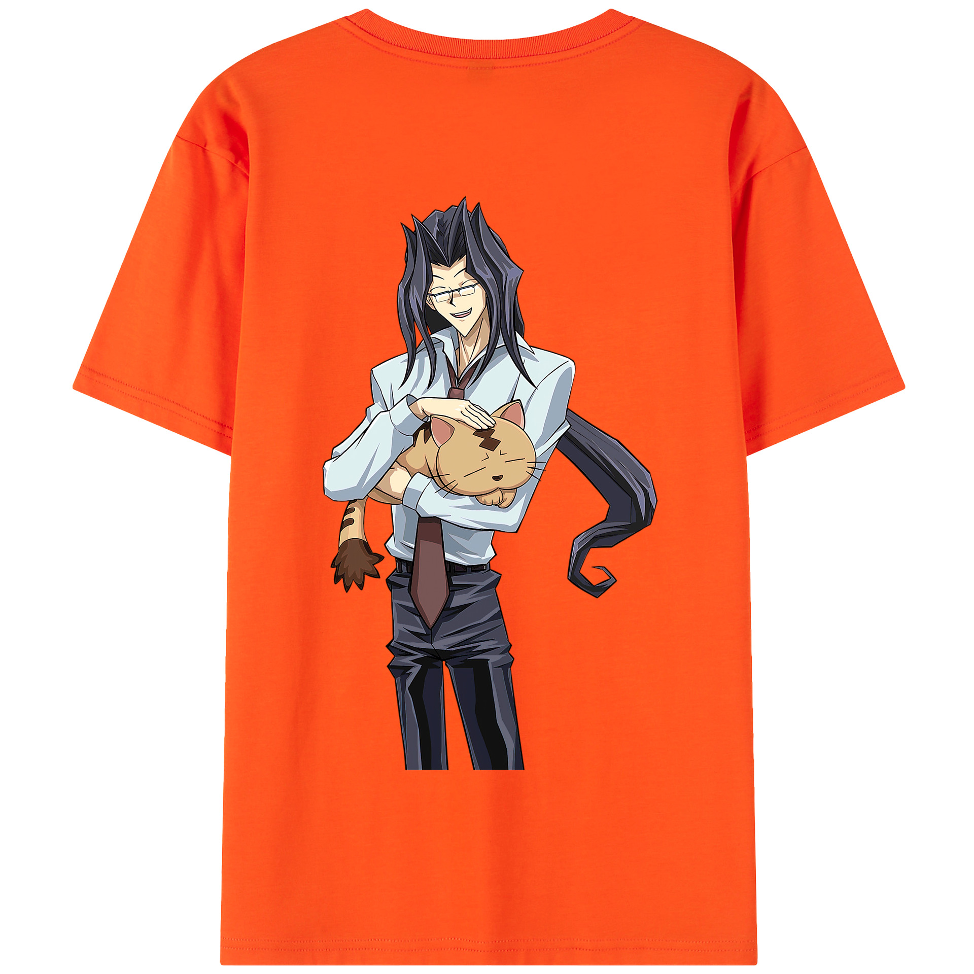 （画像用） 遊☆戯☆王 Yu-Gi-Oh! 綿100％半袖Tシャツ（背面プリント）