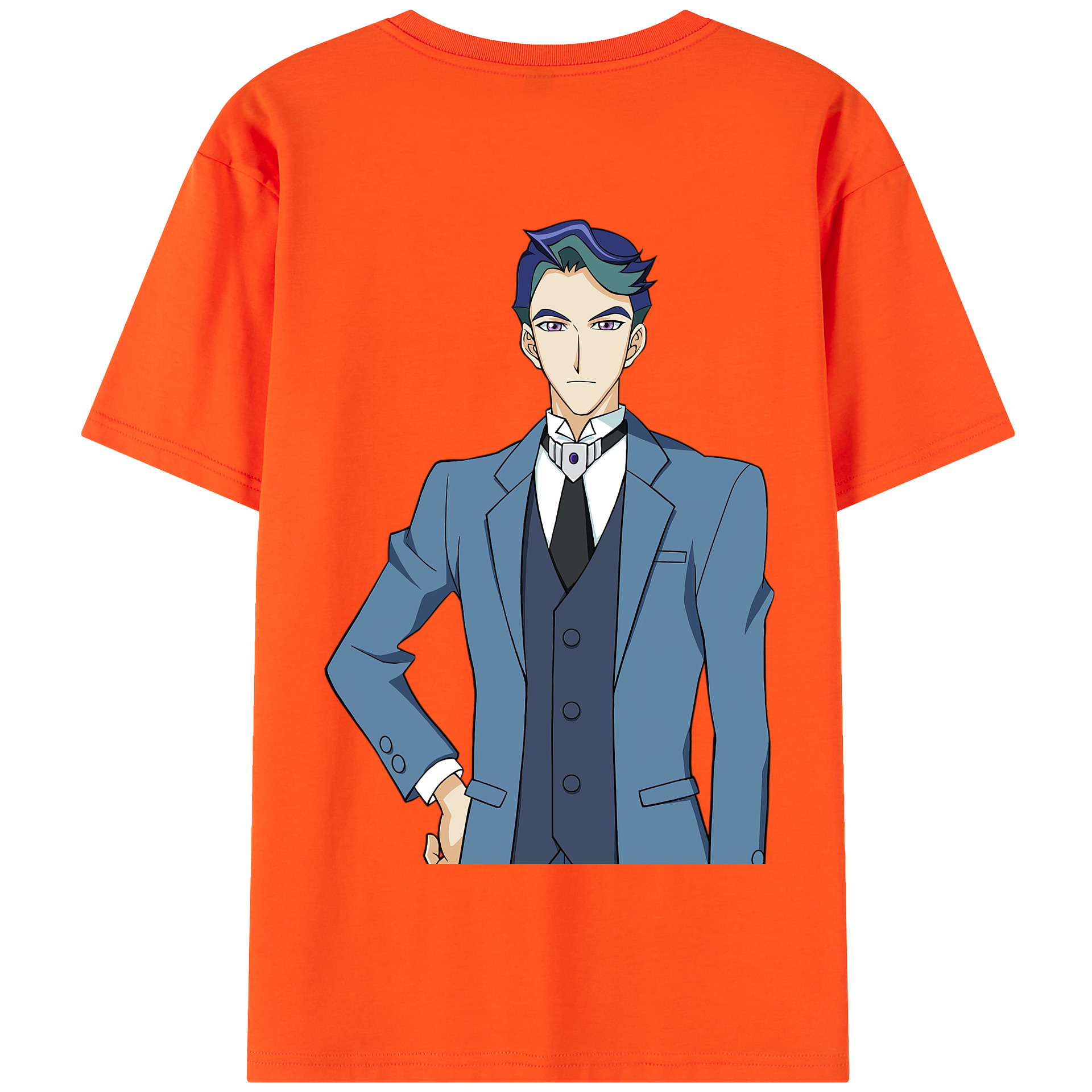 （画像用） 遊☆戯☆王 Yu-Gi-Oh! 綿100％半袖Tシャツ（背面プリント）