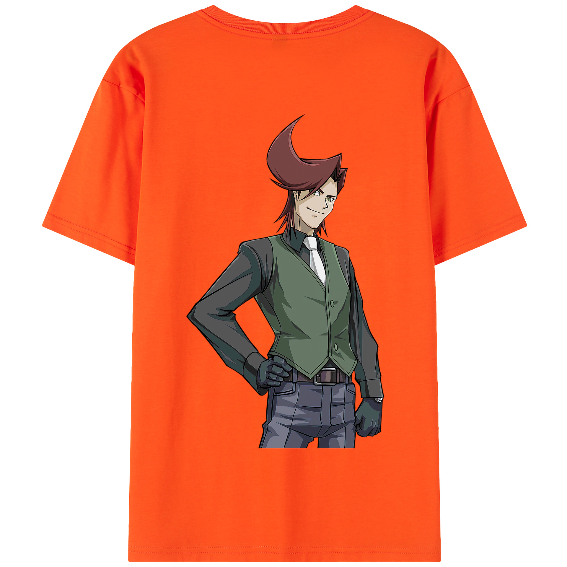 （画像用） 遊☆戯☆王 Yu-Gi-Oh! 綿100％半袖Tシャツ（背面プリント）