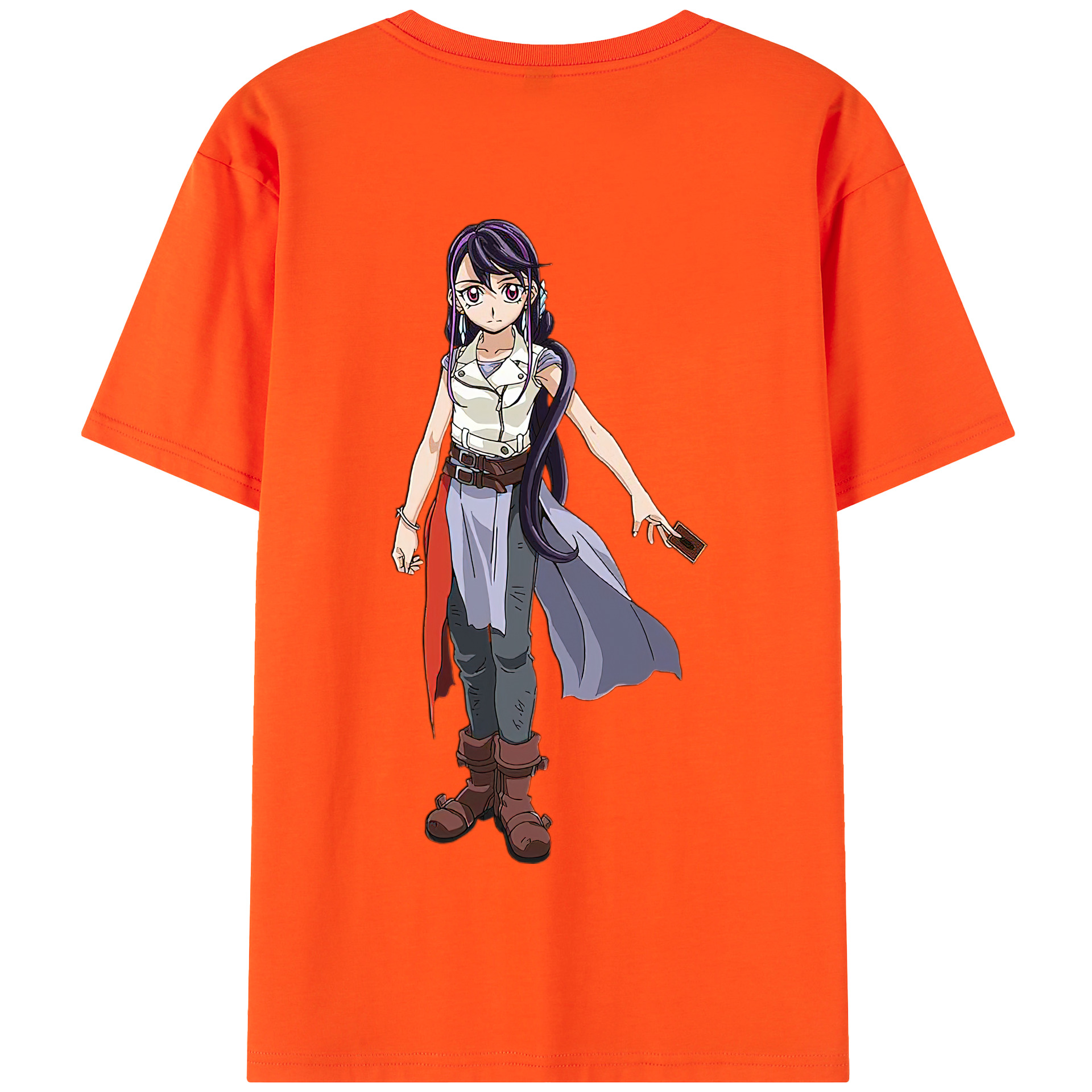（画像用） 遊☆戯☆王 Yu-Gi-Oh! 綿100％半袖Tシャツ（背面プリント）
