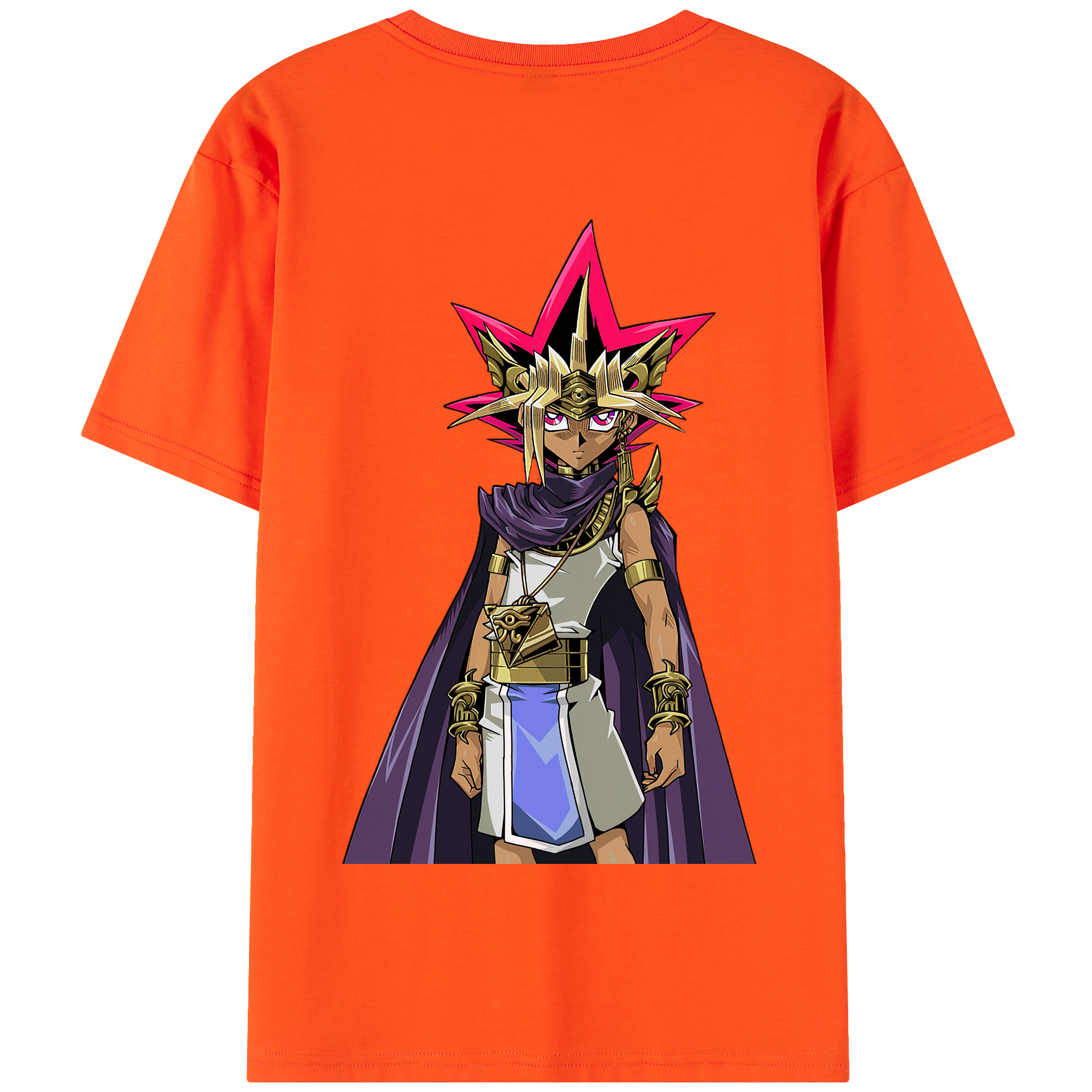 （画像用） 遊☆戯☆王 Yu-Gi-Oh! 綿100％半袖Tシャツ（背面プリント）
