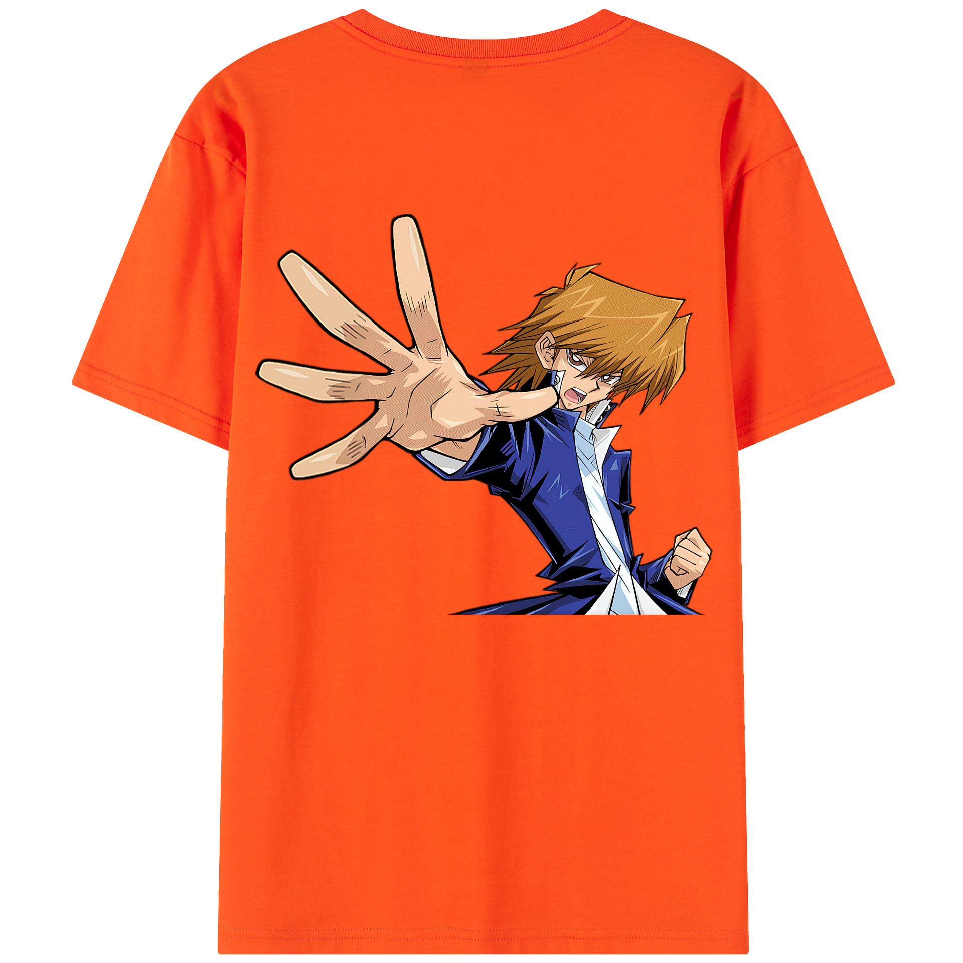 （画像用） 遊☆戯☆王 Yu-Gi-Oh! 綿100％半袖Tシャツ（背面プリント）