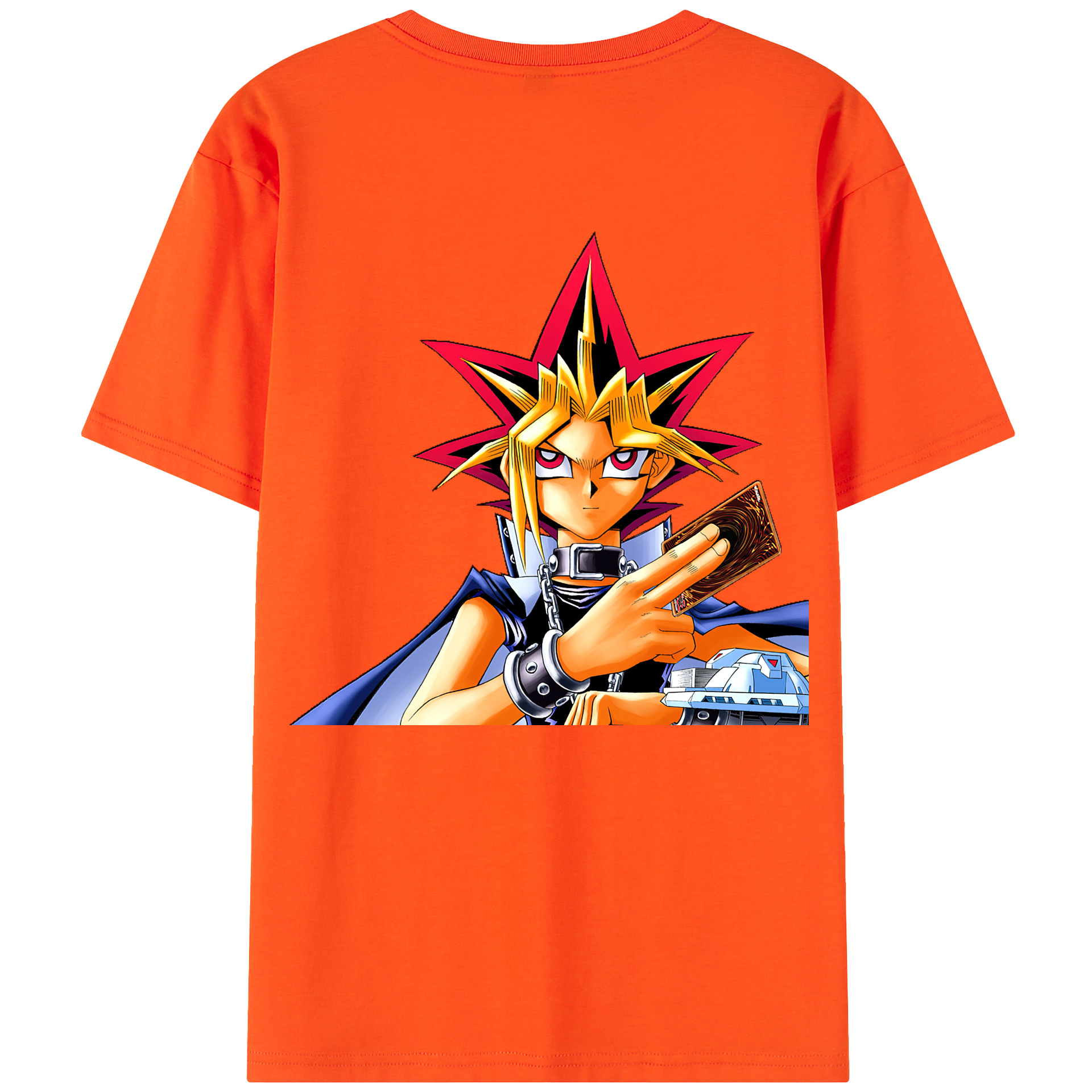 （画像用） 遊☆戯☆王 Yu-Gi-Oh! 綿100％半袖Tシャツ（背面プリント）