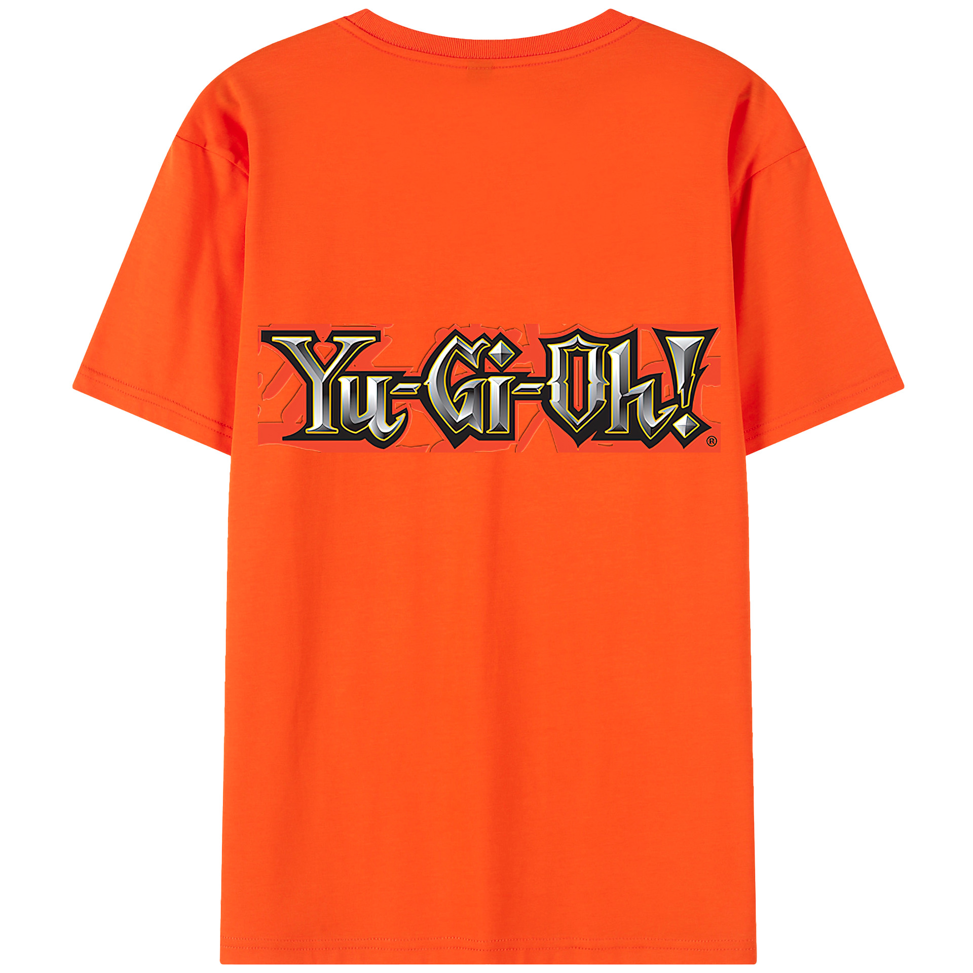 （画像用） 遊☆戯☆王 Yu-Gi-Oh! 綿100％半袖Tシャツ（背面プリント）