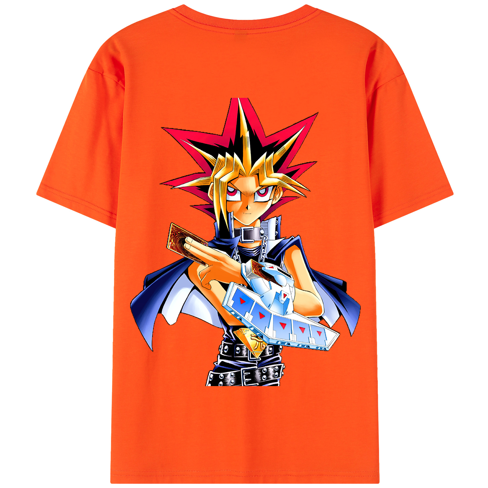 （画像用） 遊☆戯☆王 Yu-Gi-Oh! 綿100％半袖Tシャツ（背面プリント）