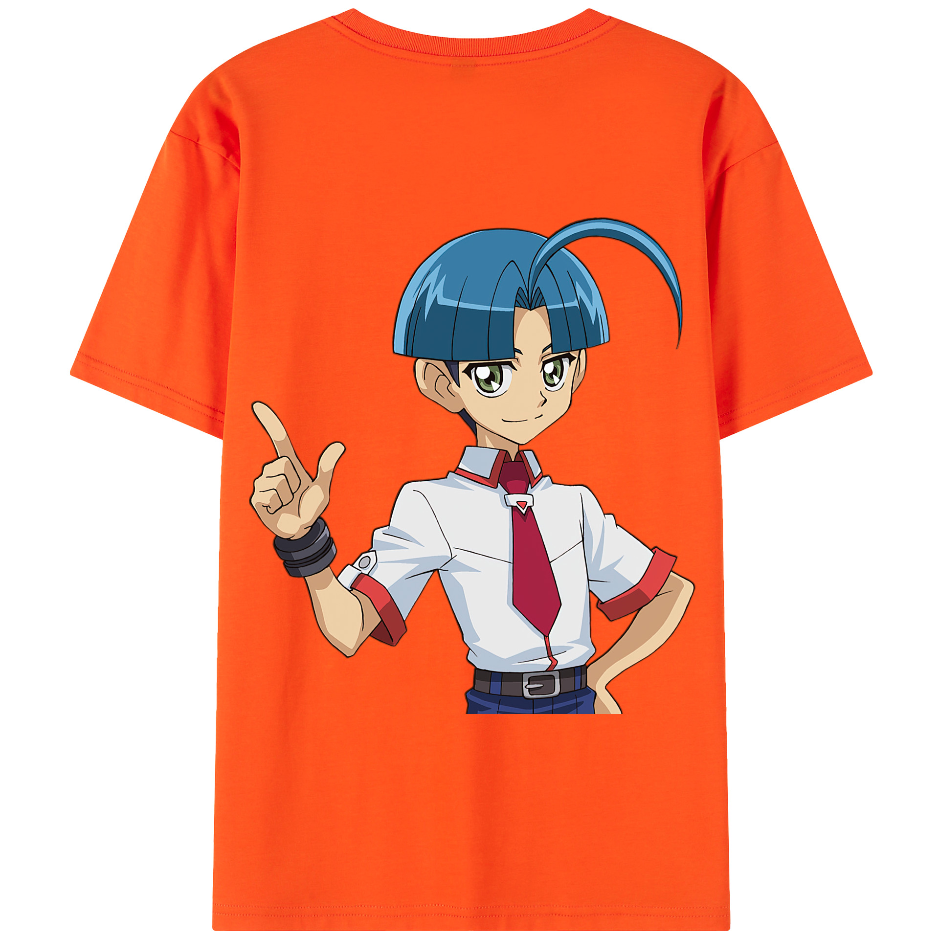 （画像用） 遊☆戯☆王 Yu-Gi-Oh! 綿100％半袖Tシャツ（背面プリント）