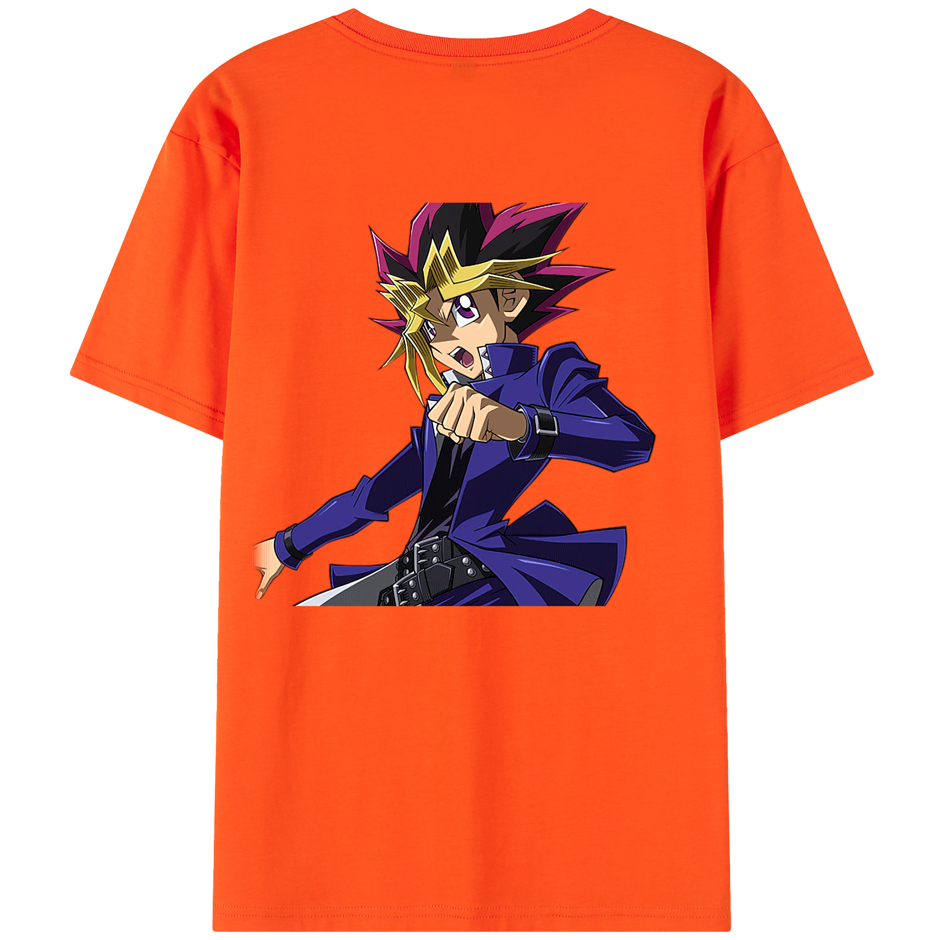 （画像用） 遊☆戯☆王 Yu-Gi-Oh! 綿100％半袖Tシャツ（背面プリント）