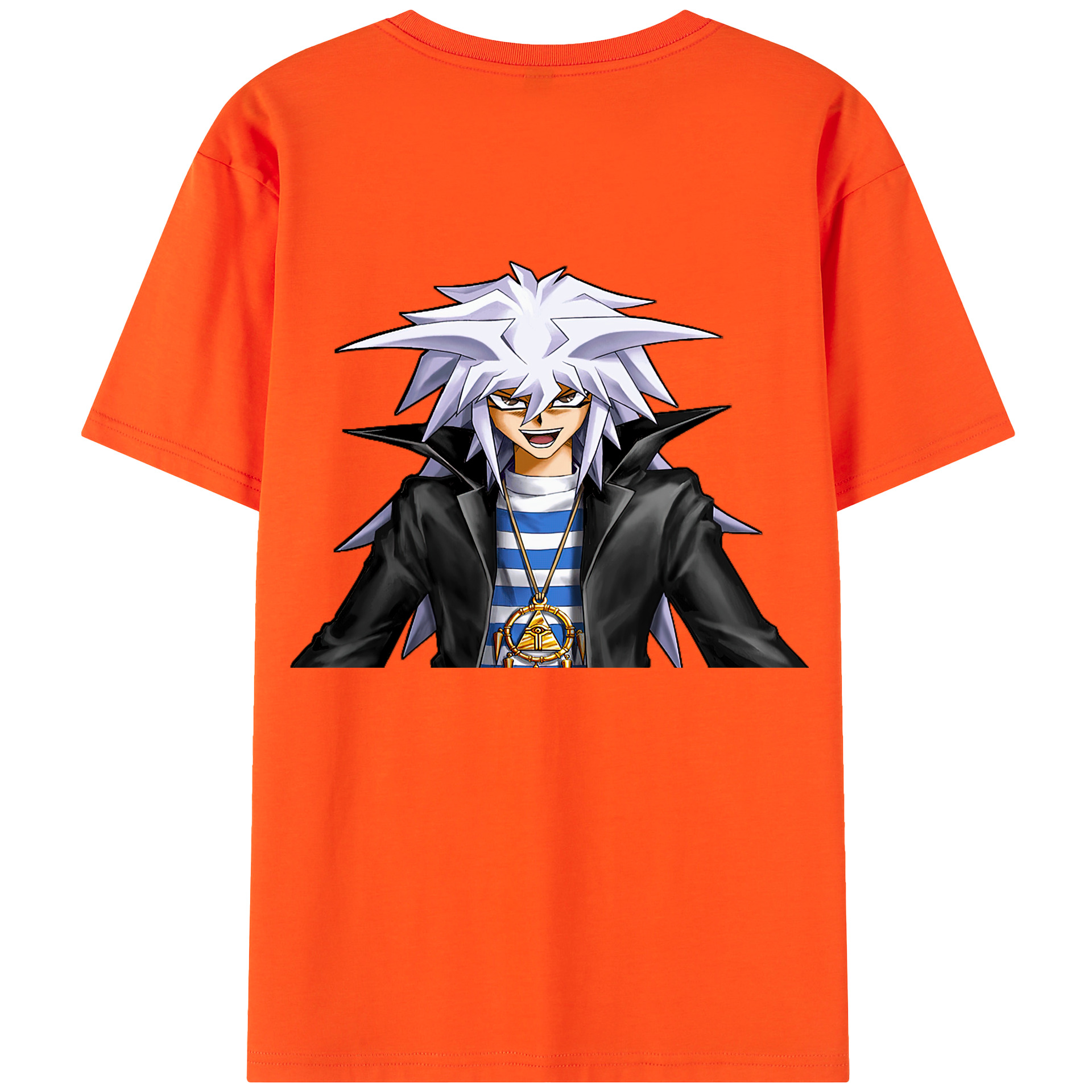 （画像用） 遊☆戯☆王 Yu-Gi-Oh! 綿100％半袖Tシャツ（背面プリント）