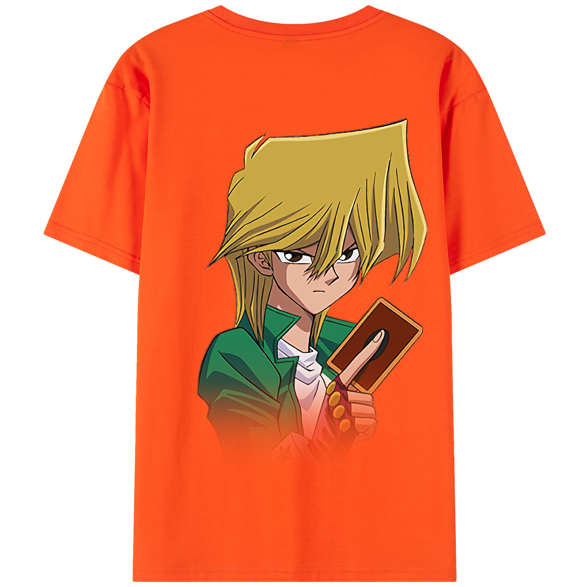（画像用） 遊☆戯☆王 Yu-Gi-Oh! 綿100％半袖Tシャツ（背面プリント）