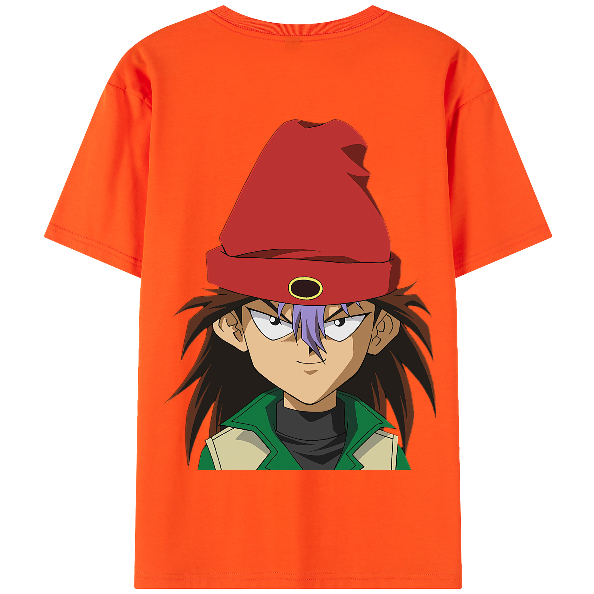（画像用） 遊☆戯☆王 Yu-Gi-Oh! 綿100％半袖Tシャツ（背面プリント）