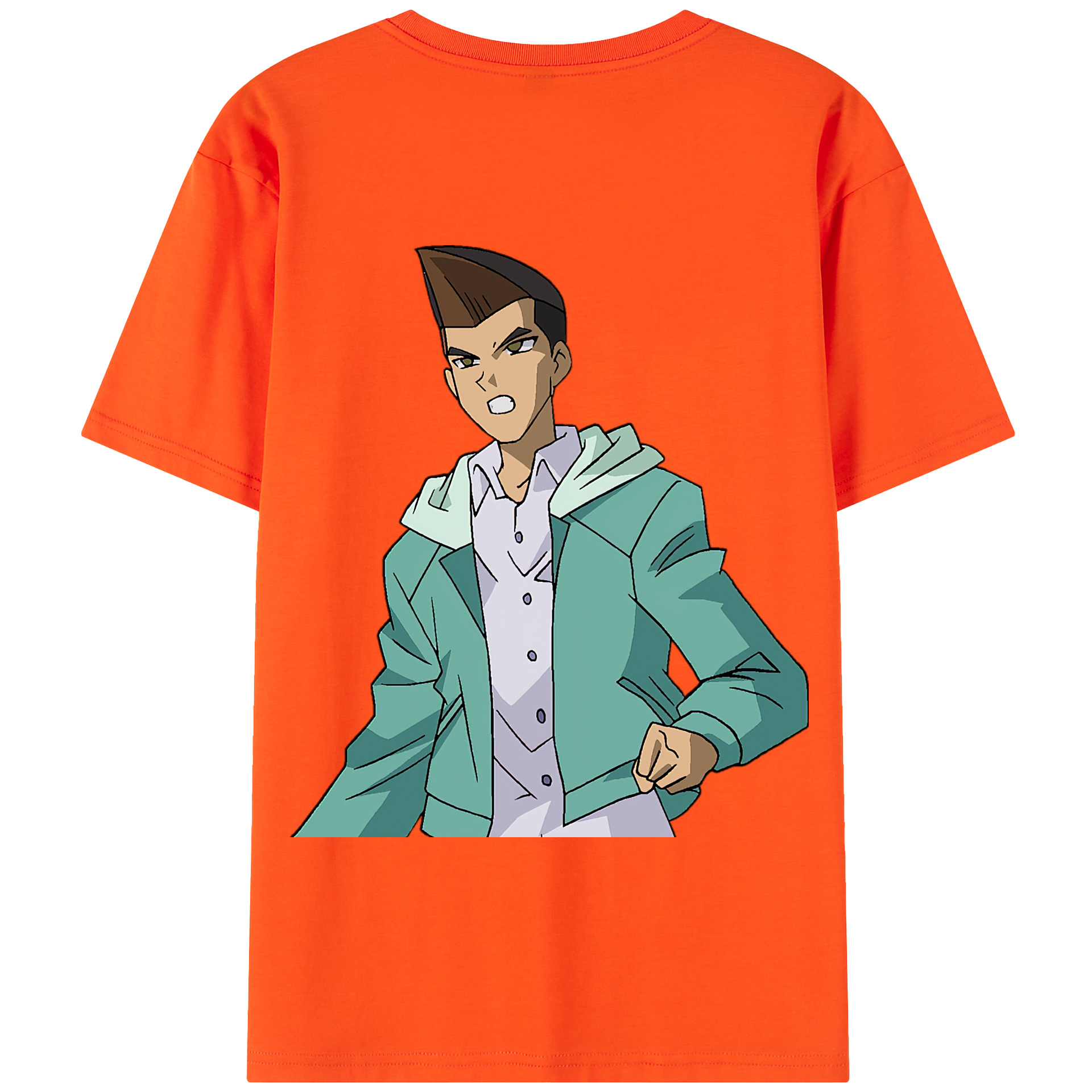 （画像用） 遊☆戯☆王 Yu-Gi-Oh! 綿100％半袖Tシャツ（背面プリント）