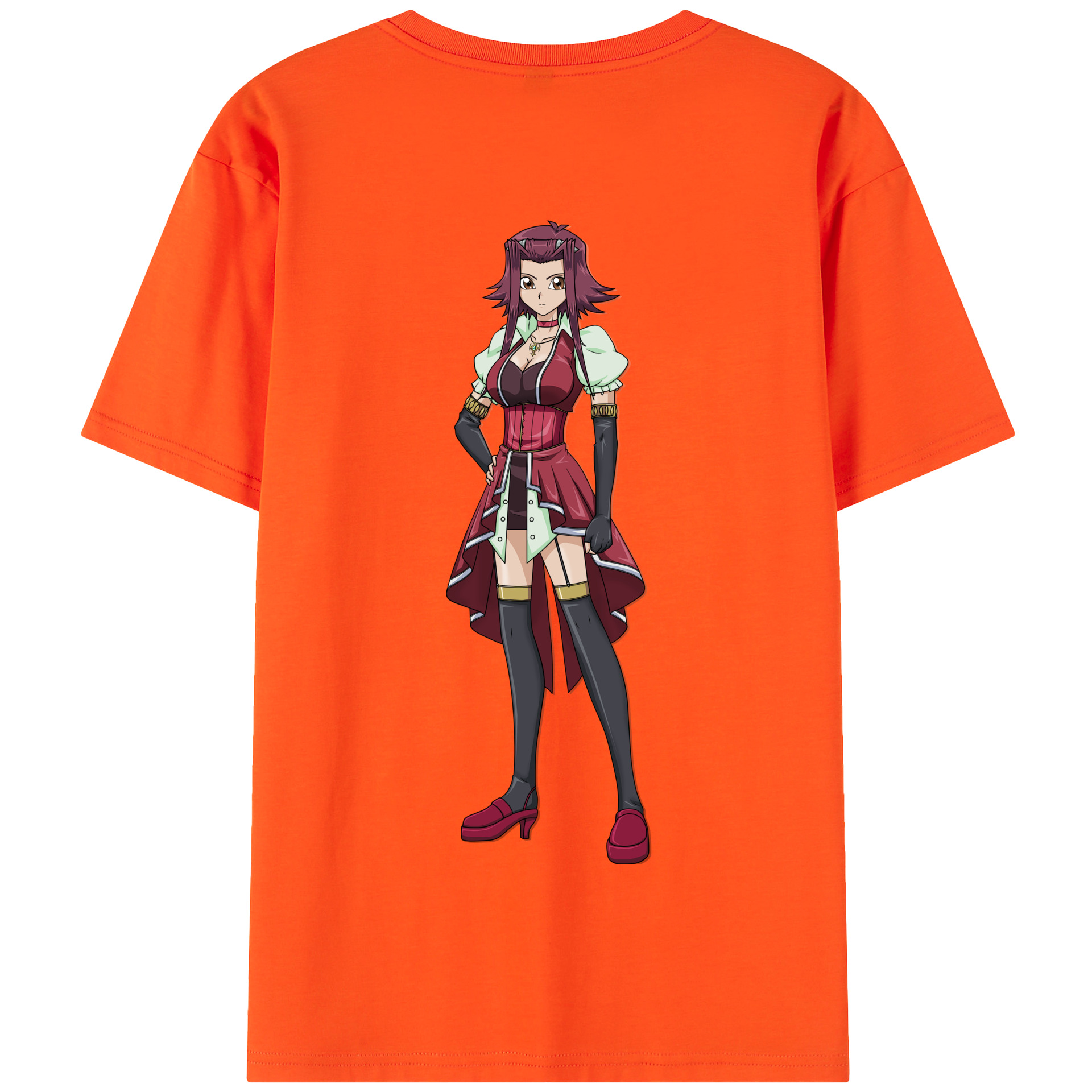 （画像用） 遊☆戯☆王 Yu-Gi-Oh! 綿100％半袖Tシャツ（背面プリント）